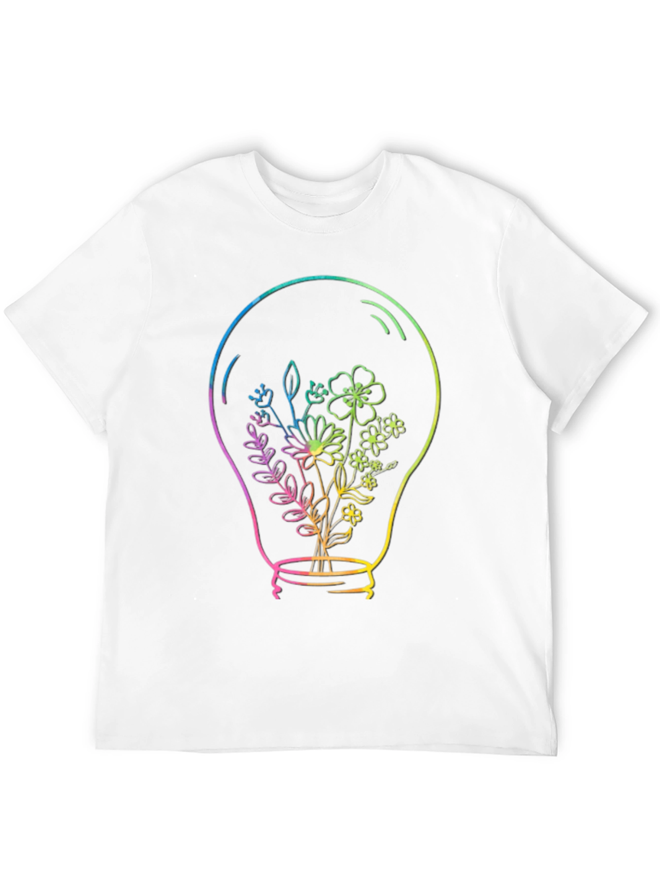 Floral Light Bulb Graphic Tee