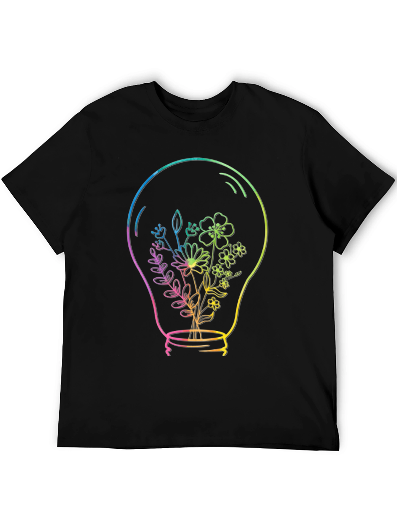 Floral Light Bulb Graphic Tee