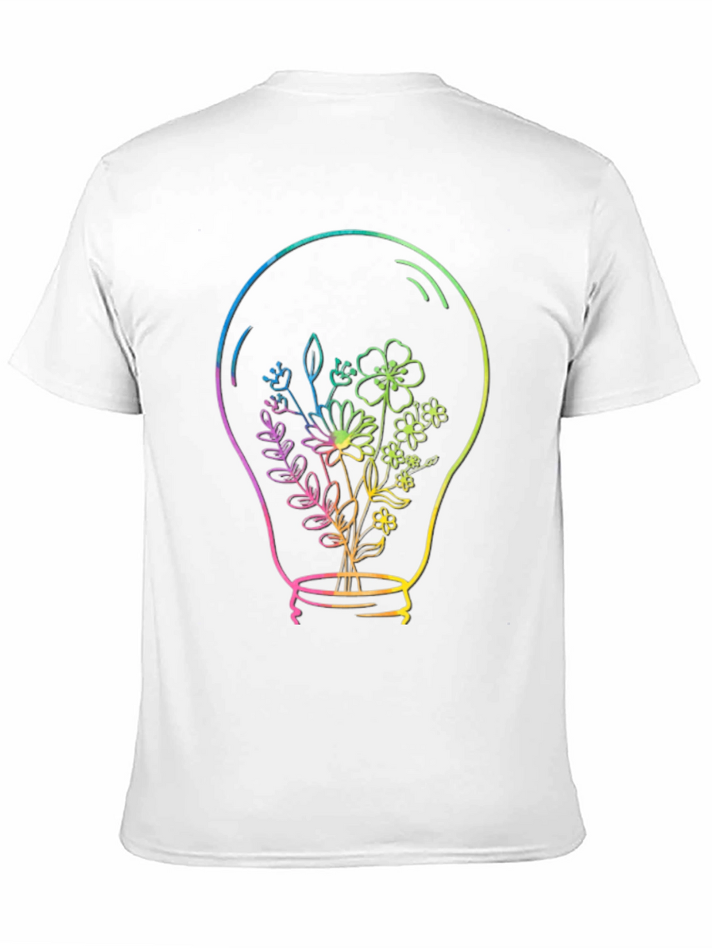 Floral Light Bulb Graphic Tee
