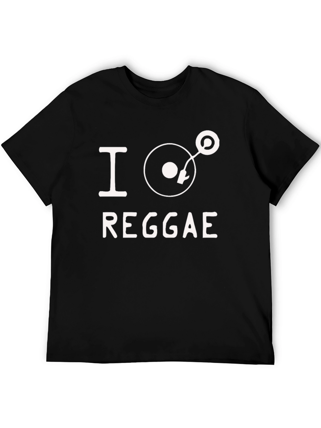 I Love Reggae Black T-Shirt