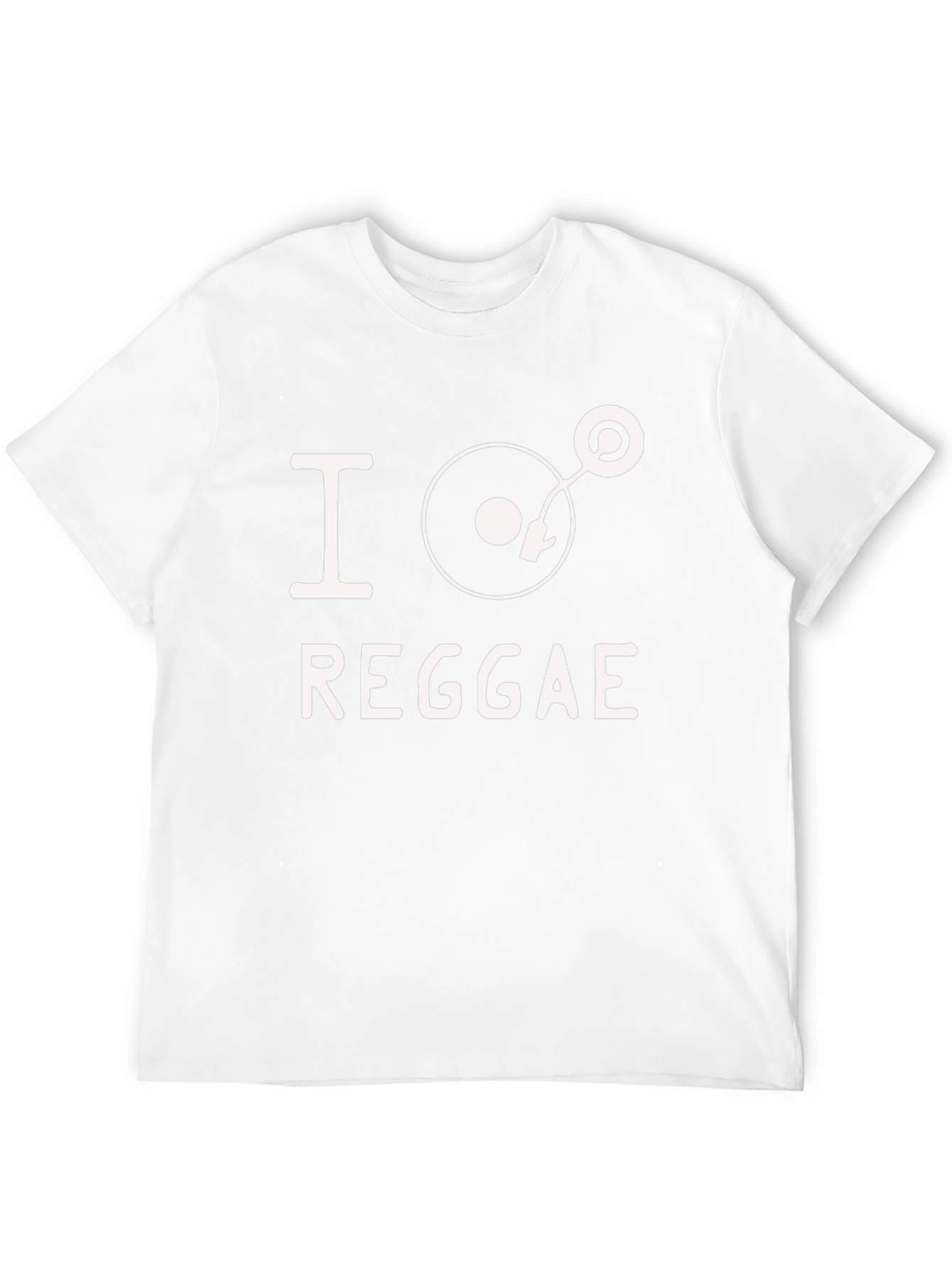 I Love Reggae Black T-Shirt