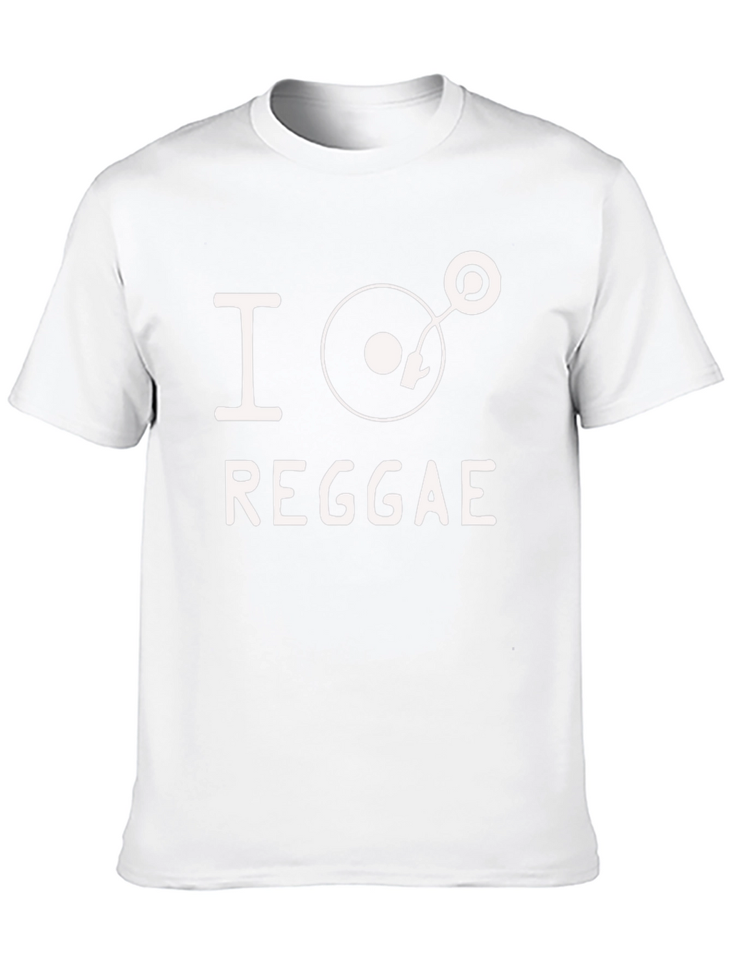 I Love Reggae Black T-Shirt