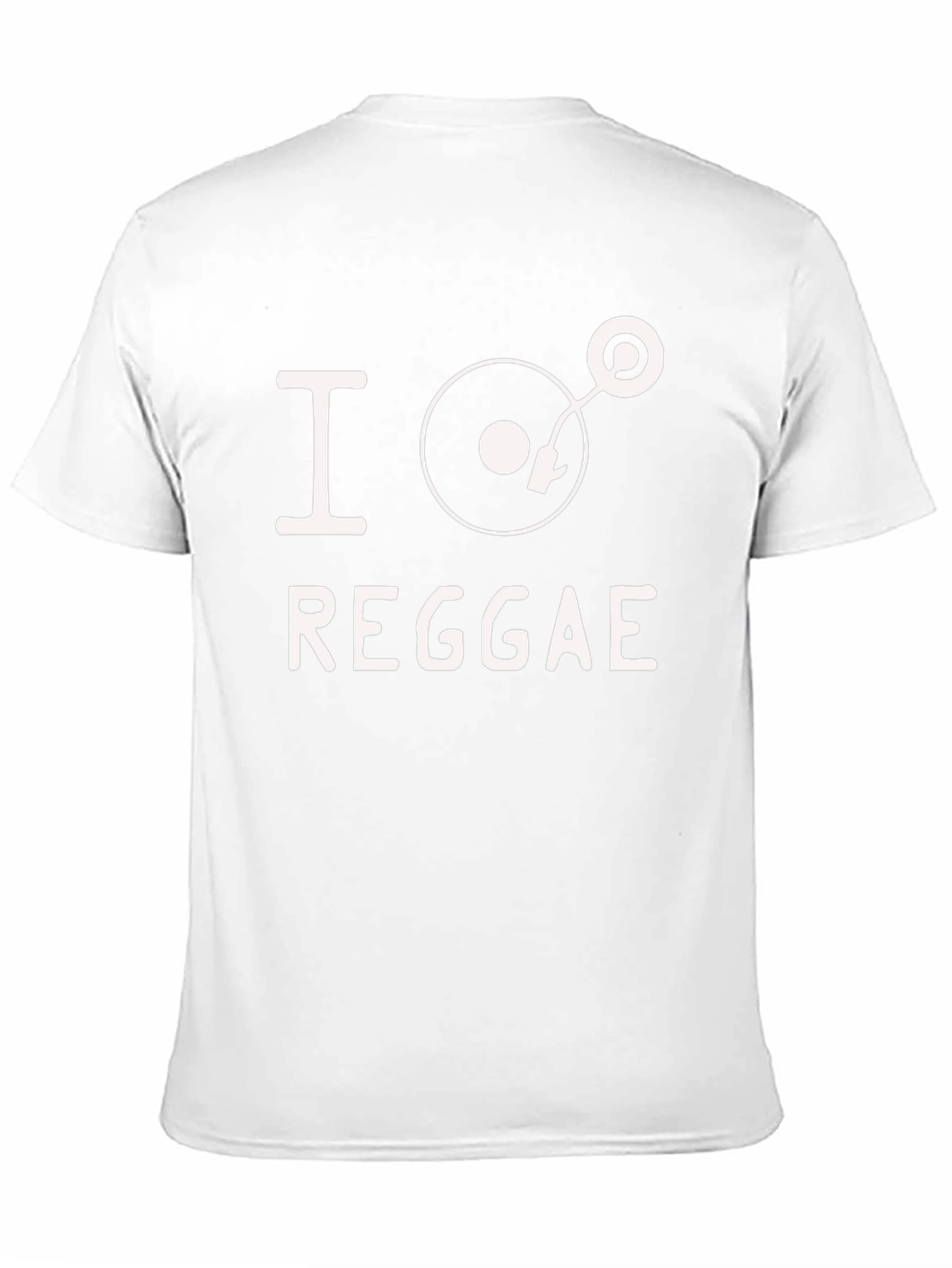 I Love Reggae Black T-Shirt