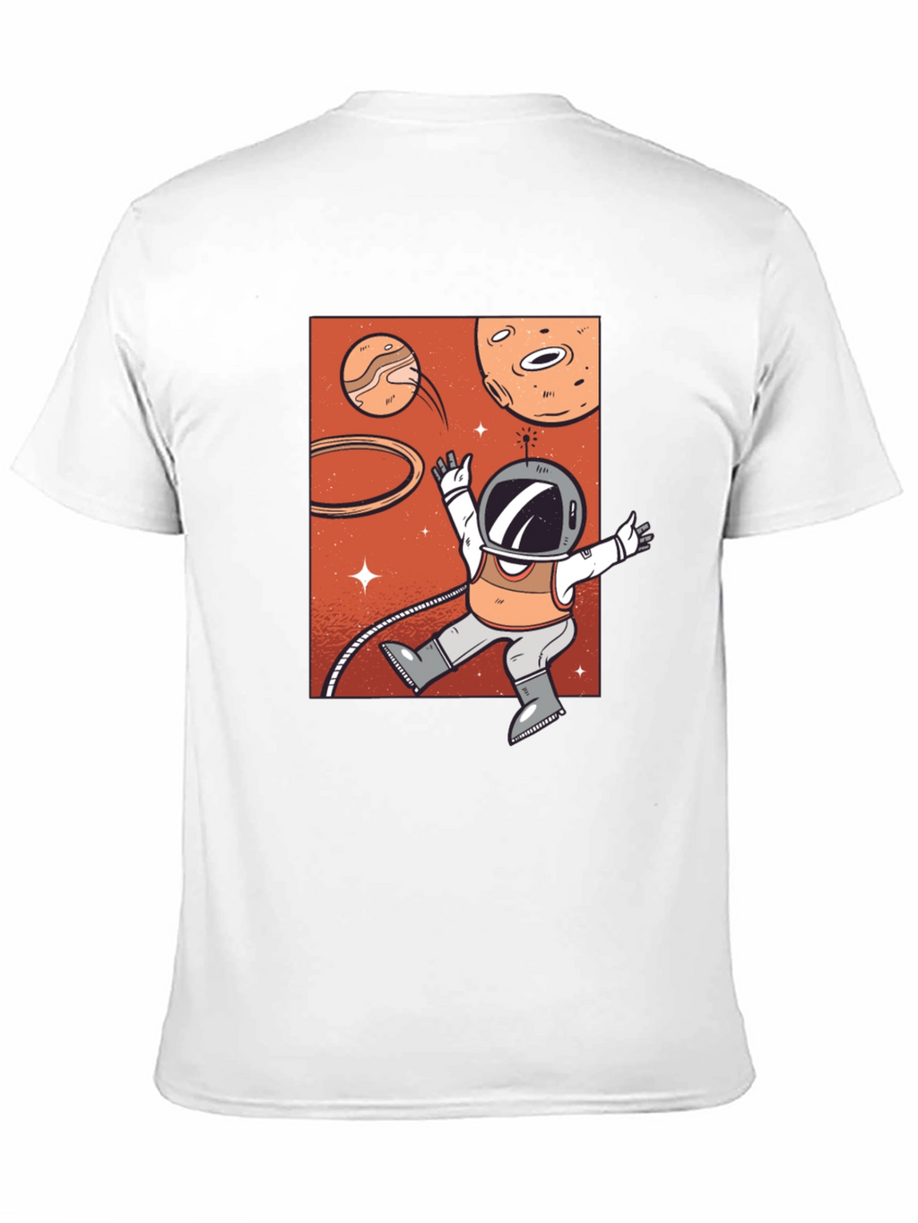 Astronaut Space T-Shirt - Mens Graphic Tee