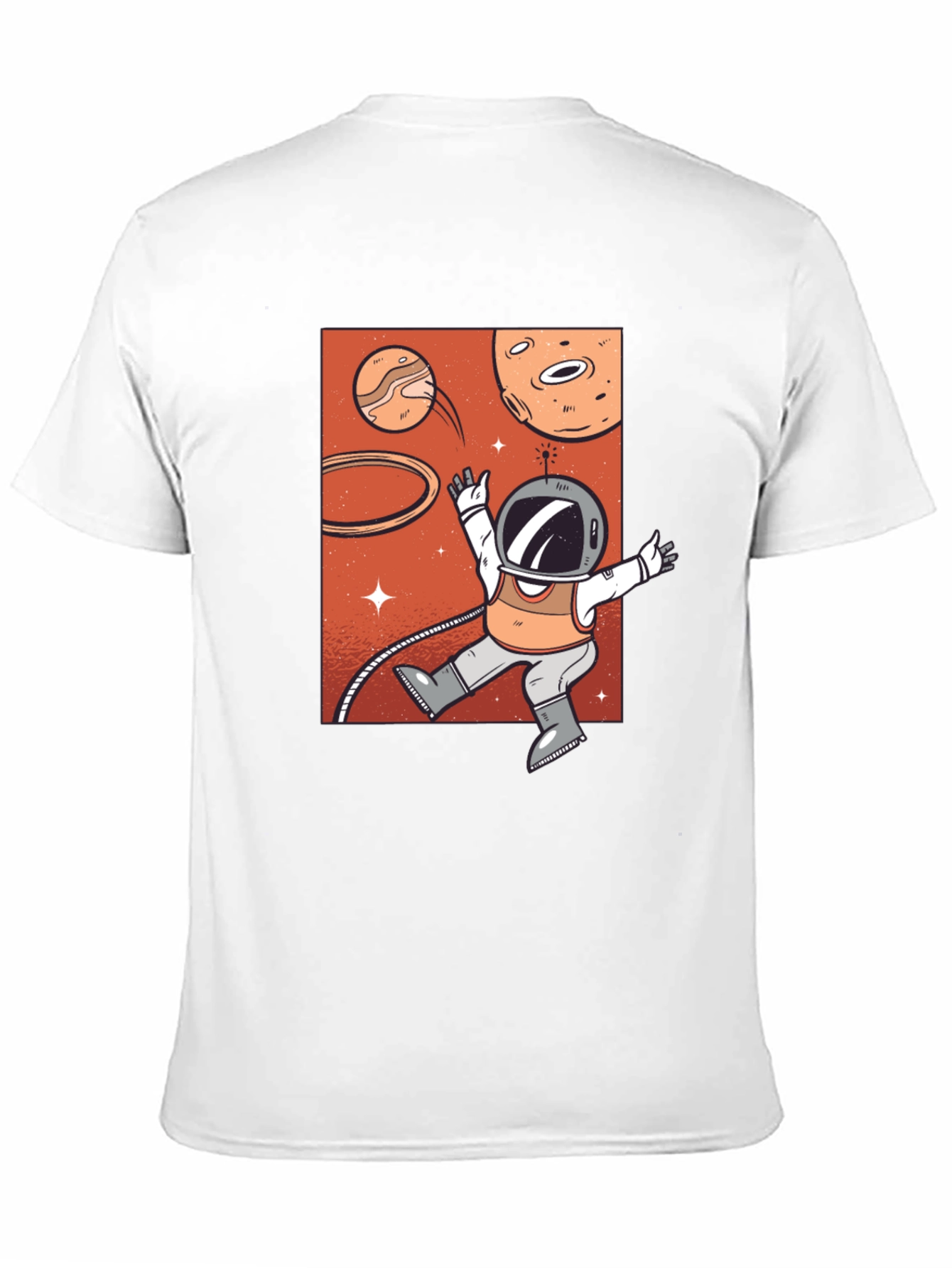 Astronaut Space T-Shirt - Mens Graphic Tee
