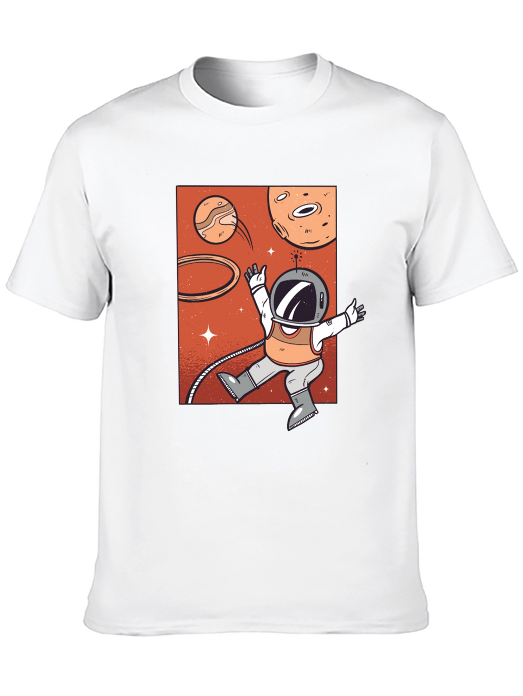 Astronaut Space T-Shirt - Mens Graphic Tee
