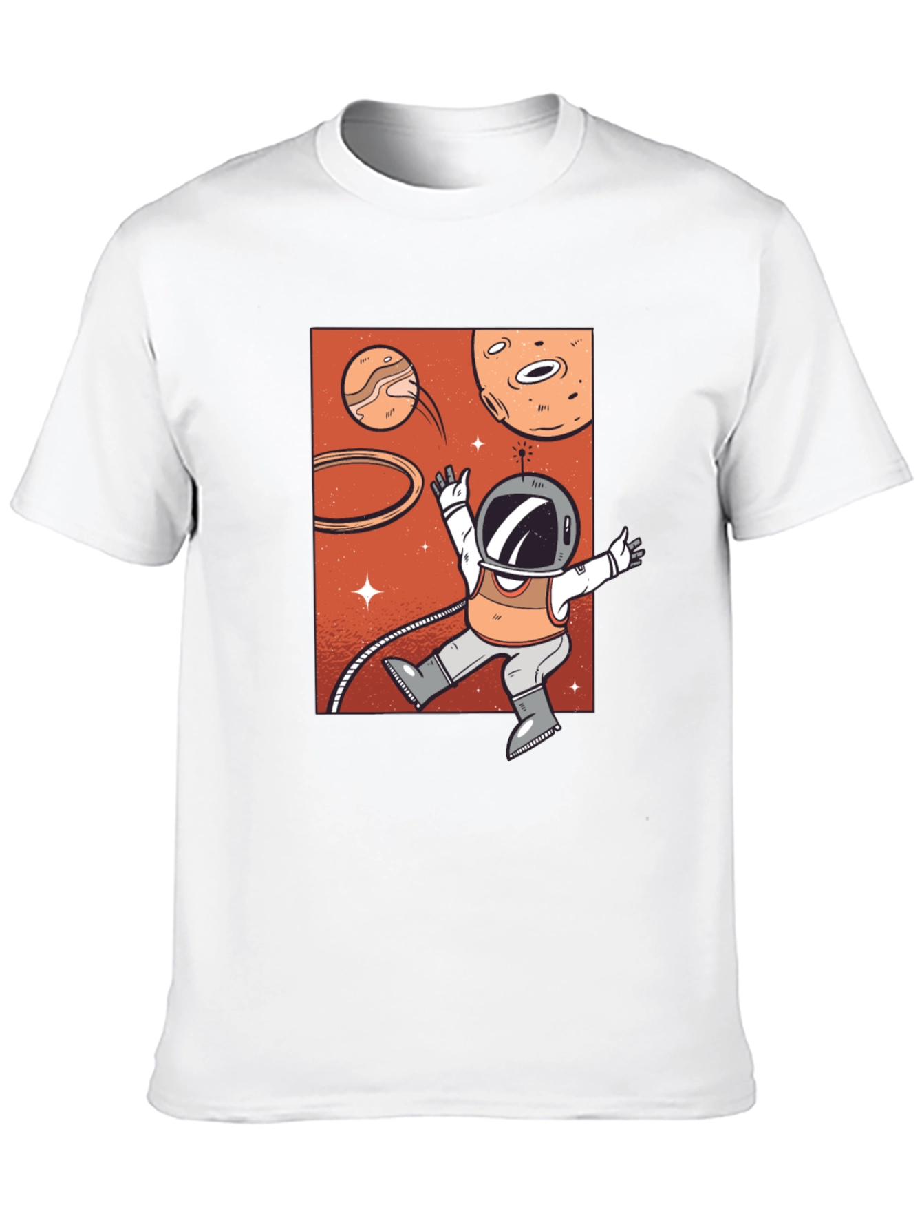 Astronaut Space T-Shirt - Mens Graphic Tee