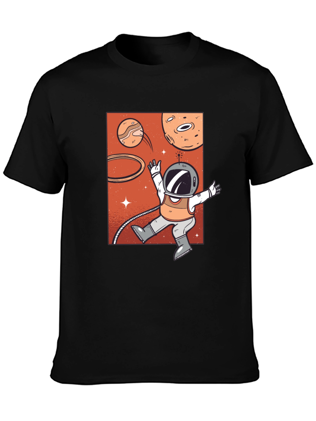 Astronaut Space T-Shirt - Mens Graphic Tee