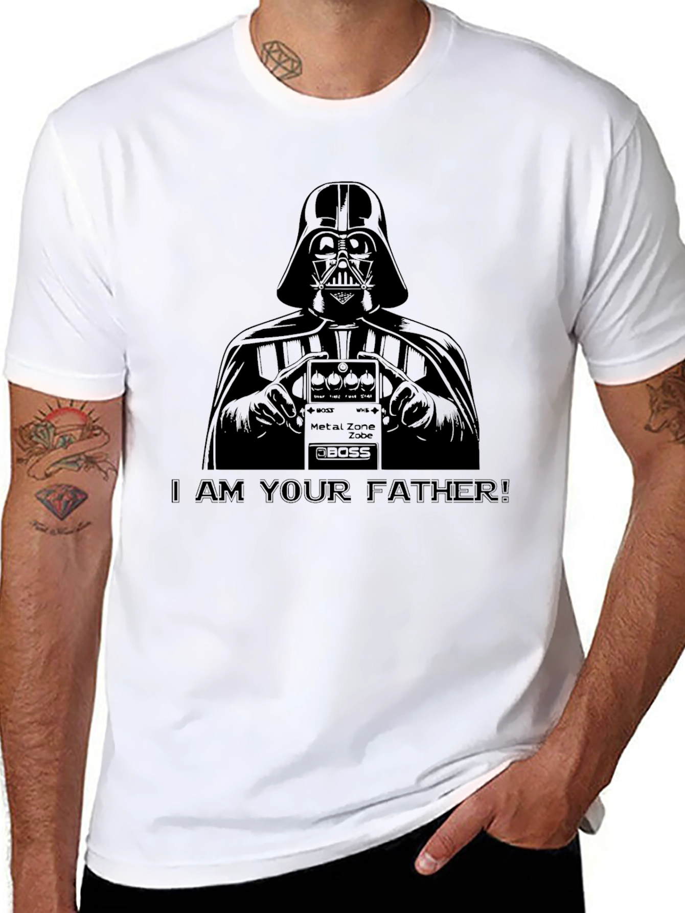 Darth Vader Metal Zone T-Shirt - I Am Your Father!