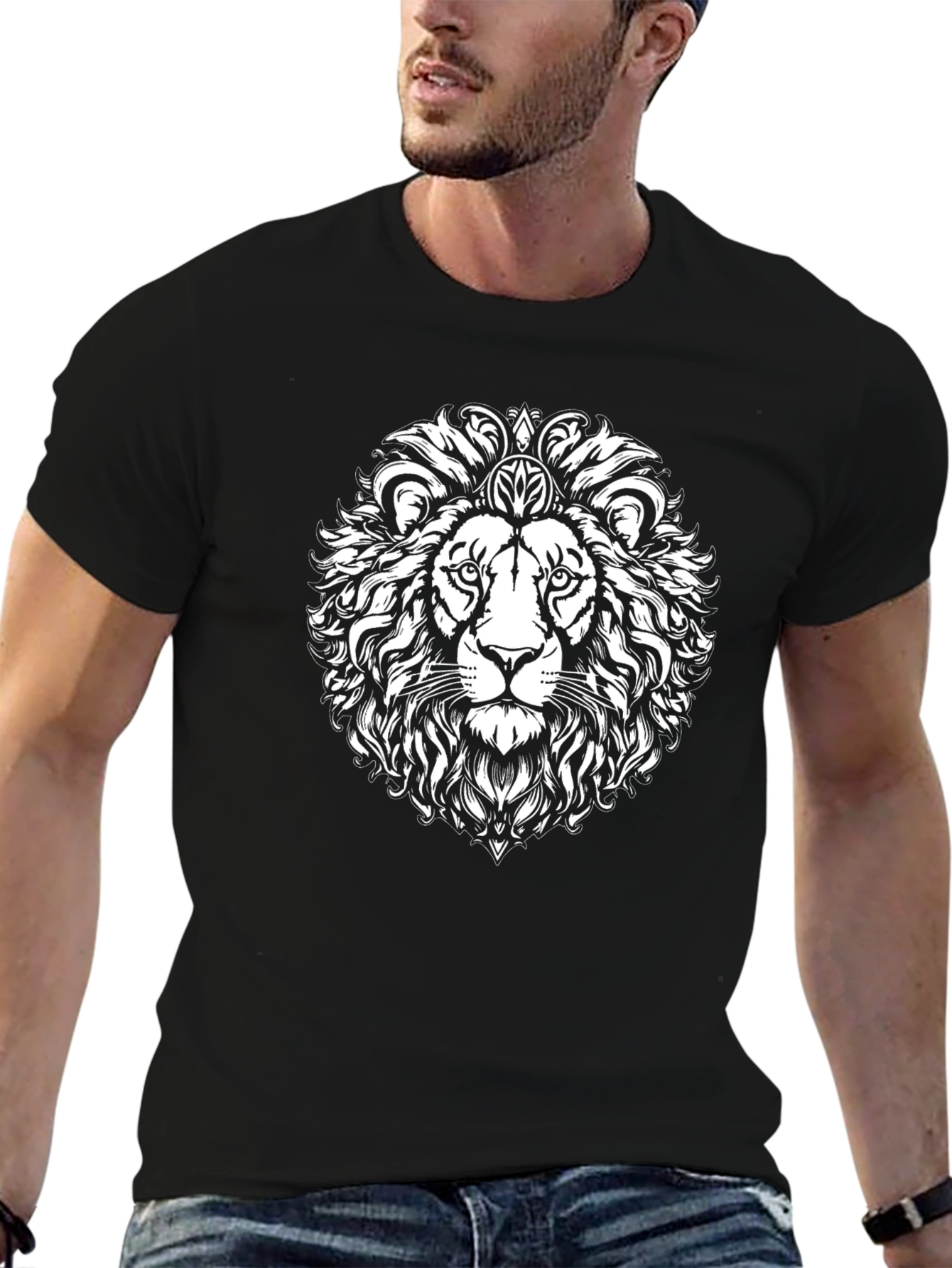 Lion King Graphic T-Shirt - Black