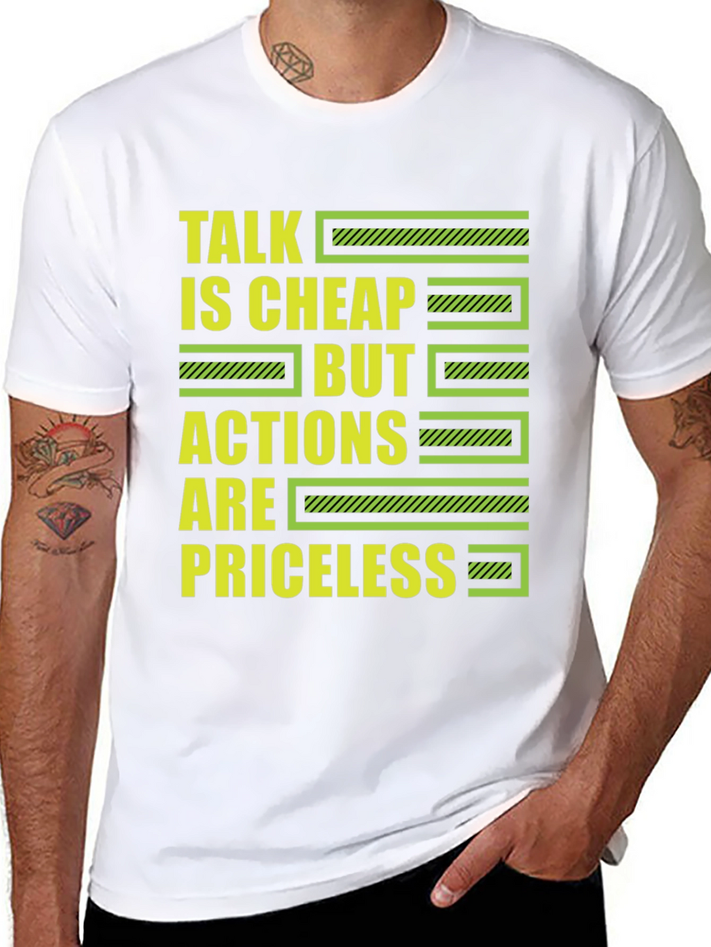 Talk is Cheap But Actions Are Priceless T-Shirt