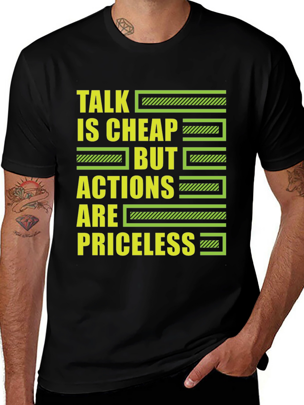 Talk is Cheap But Actions Are Priceless T-Shirt