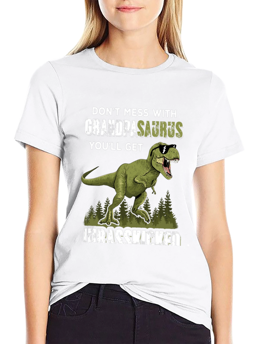 Grandpasaurus T-Rex Graphic Tee
