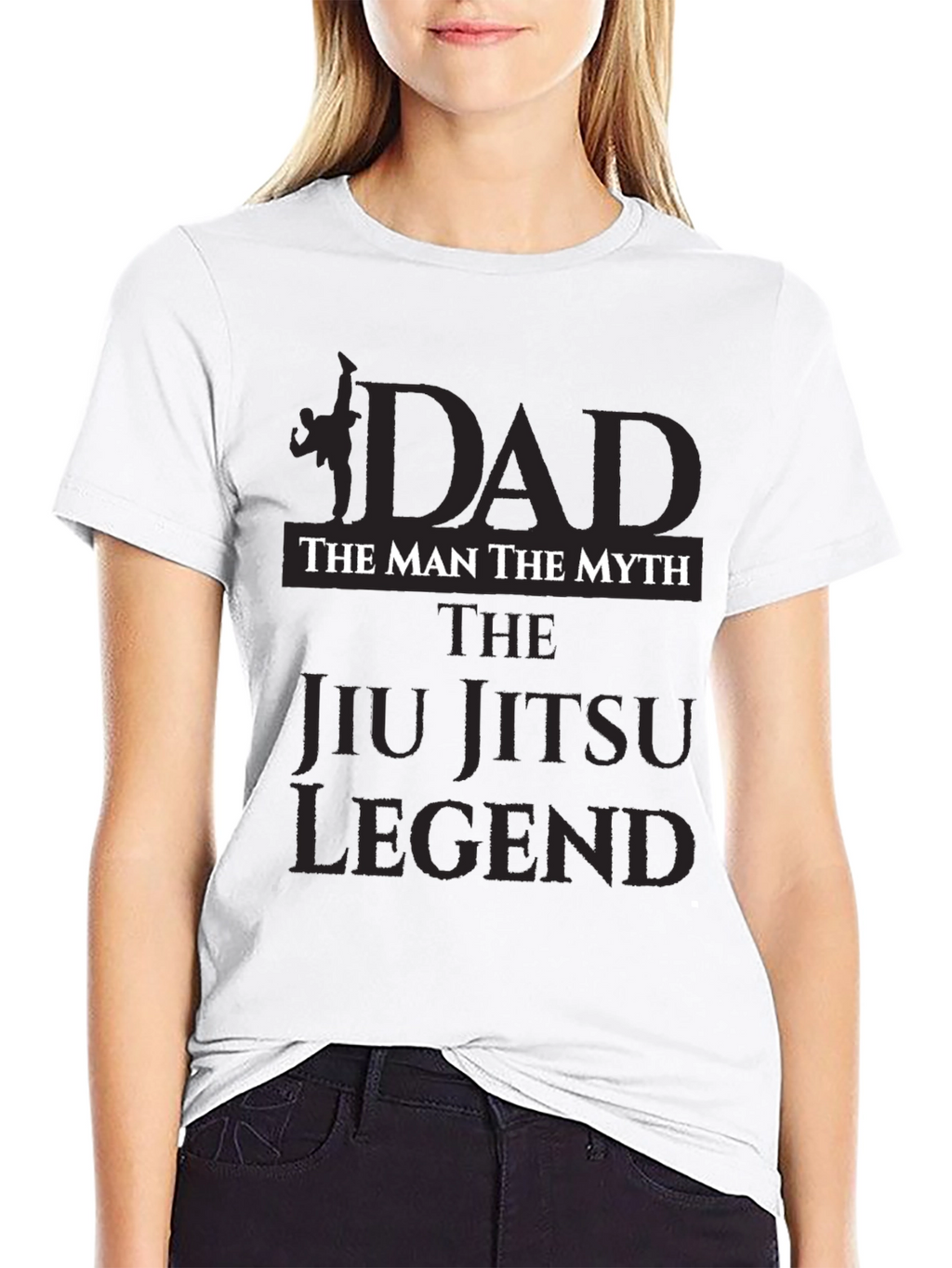 Dad Jiu Jitsu Legend Black T-Shirt