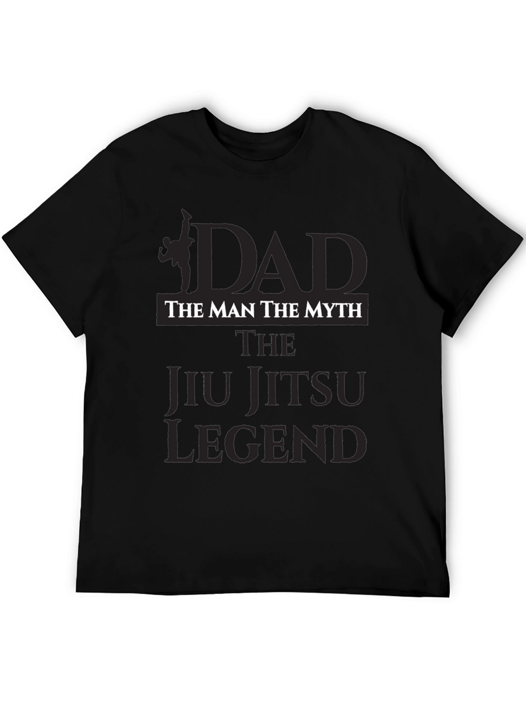 Dad Jiu Jitsu Legend Black T-Shirt