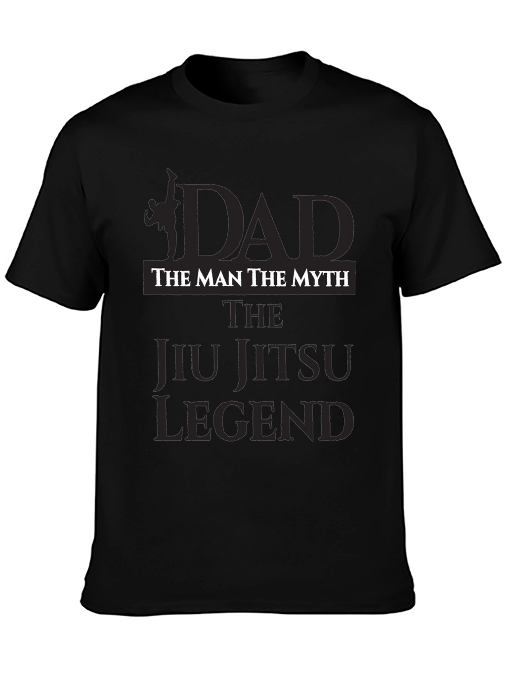 Dad Jiu Jitsu Legend Black T-Shirt