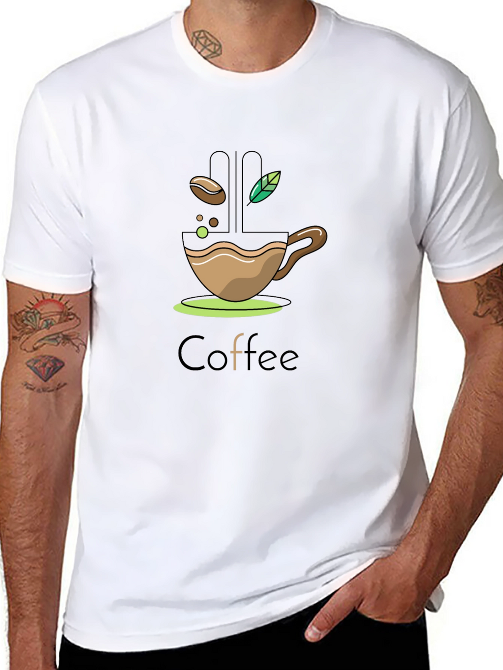 Coffee Lover Graphic Tee - Black T-Shirt