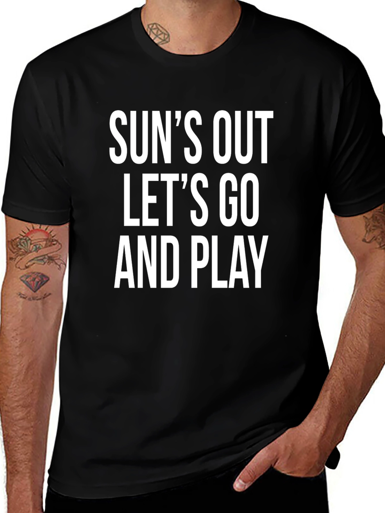 Suns Out Lets Go And Play T-Shirt