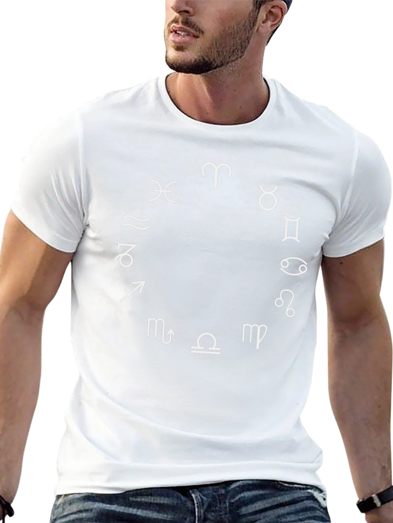 Zodiac Sign T-Shirt - Celestial Horoscope Design