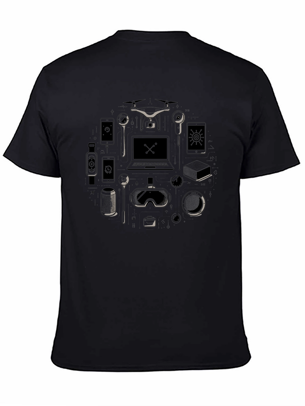 Tech Gadget T-Shirt - Modern Lifestyle Design