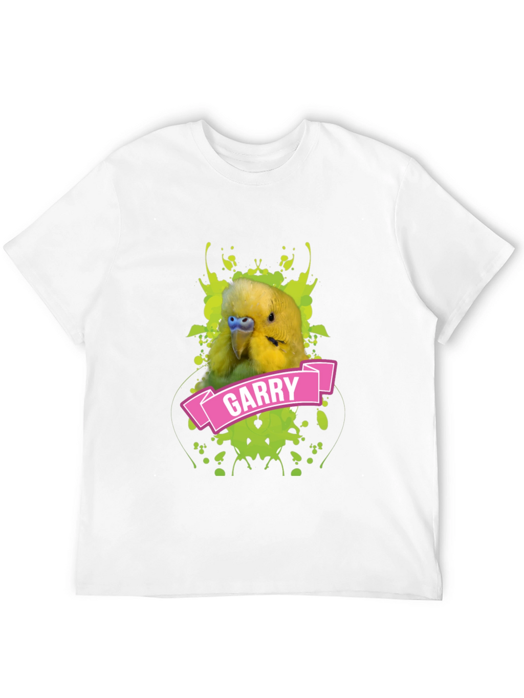 Garry the Budgie T-Shirt - Funny Bird Lover Tee