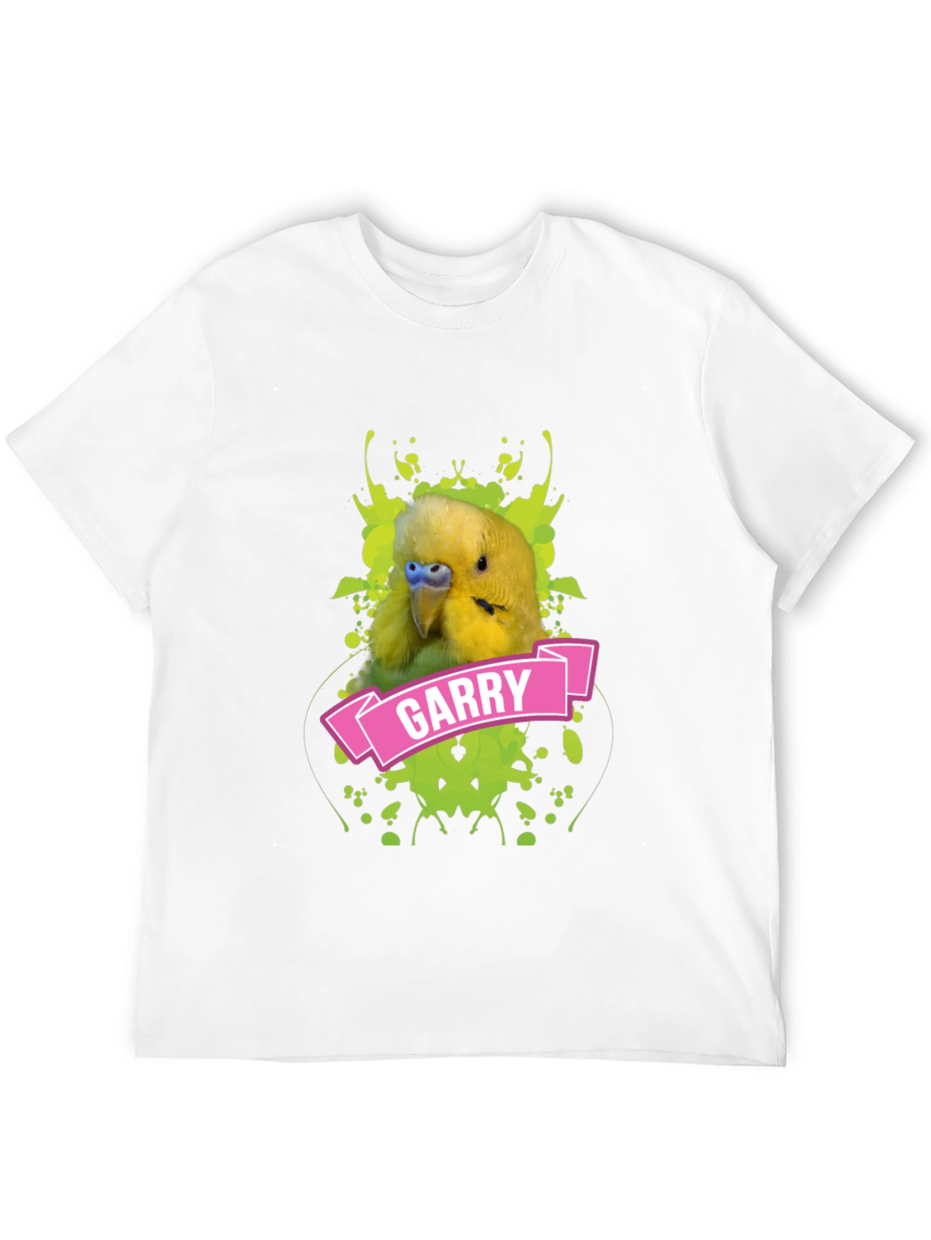 Garry the Budgie T-Shirt - Funny Bird Lover Tee