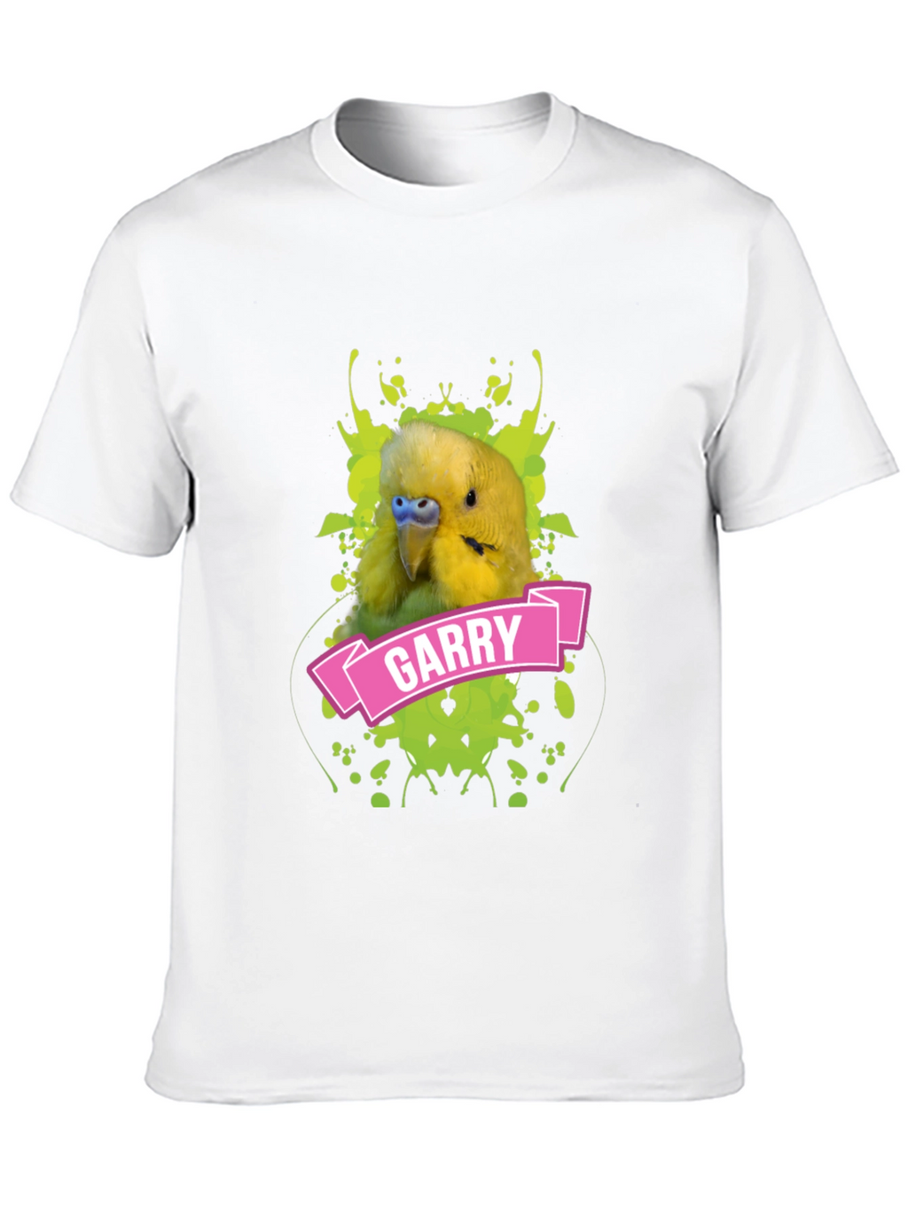 Garry the Budgie T-Shirt - Funny Bird Lover Tee