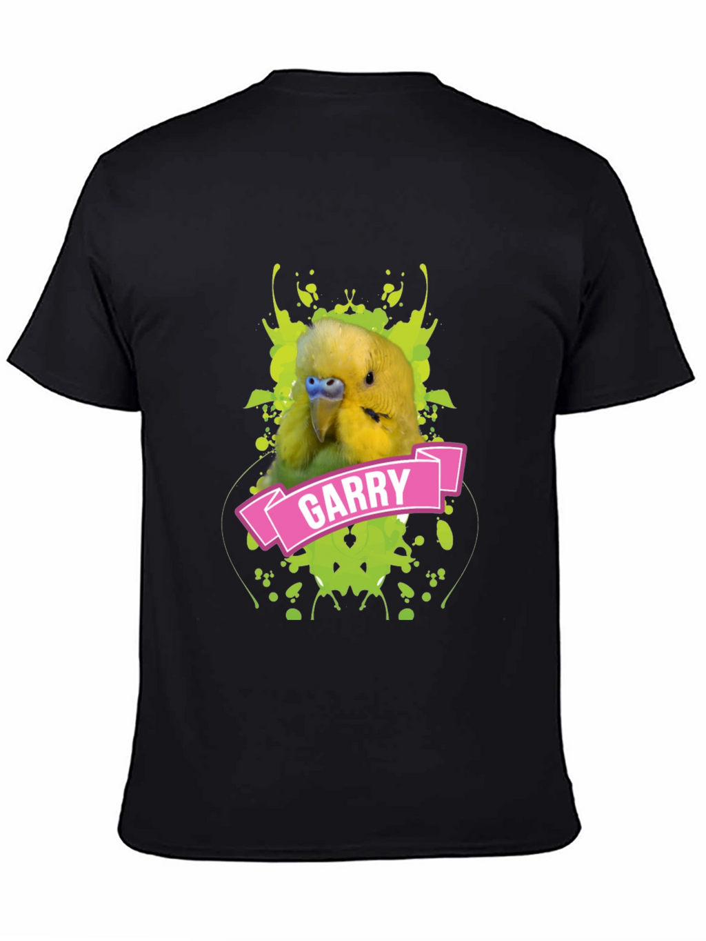 Garry the Budgie T-Shirt - Funny Bird Lover Tee