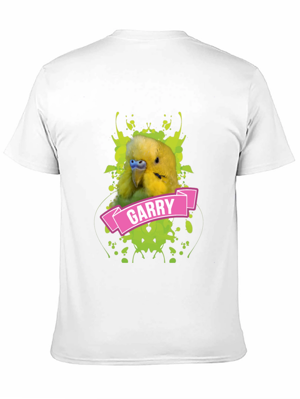 Garry the Budgie T-Shirt - Funny Bird Lover Tee