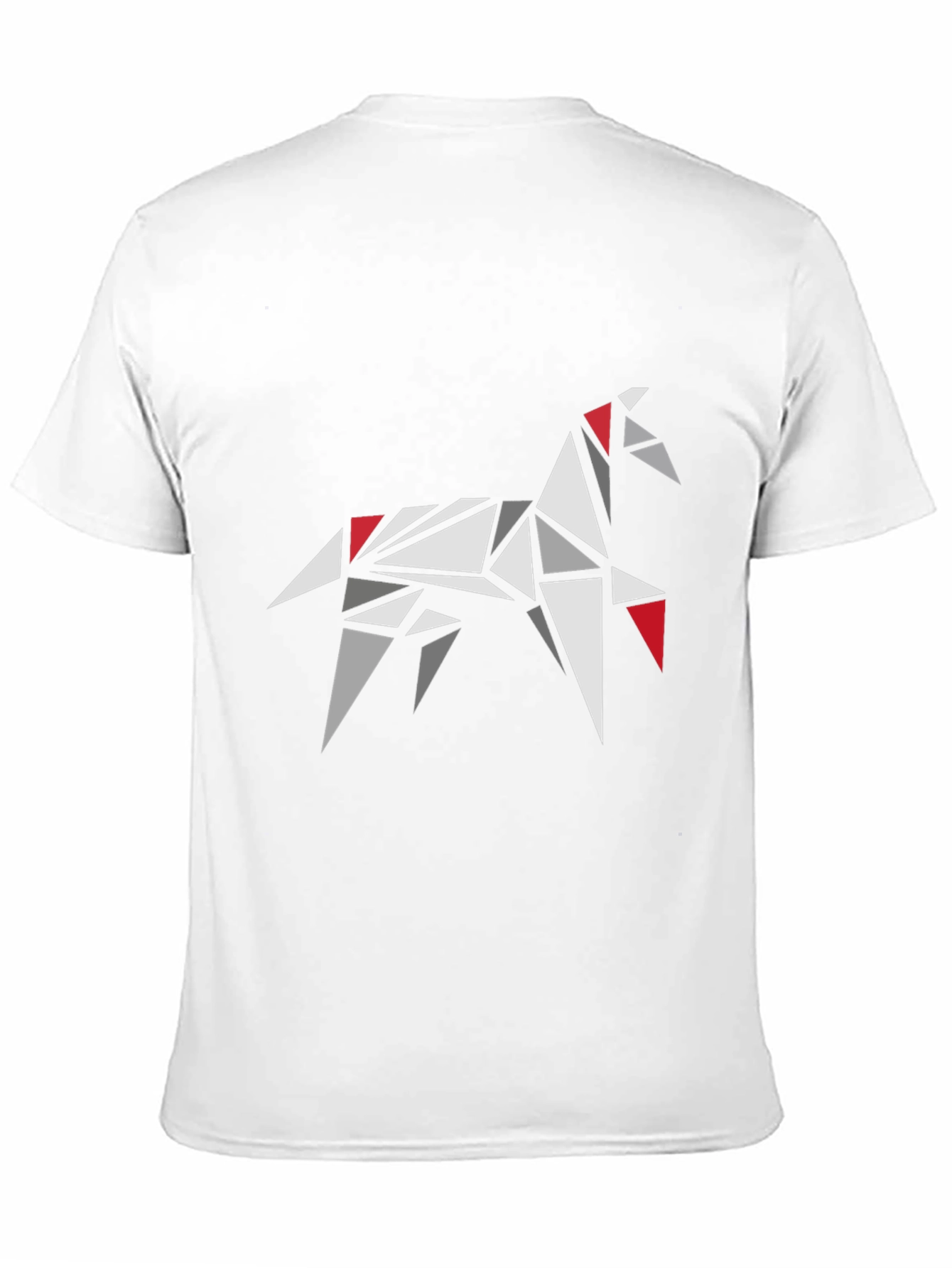 Geometric Horse Graphic Tee - Modern Casual Style