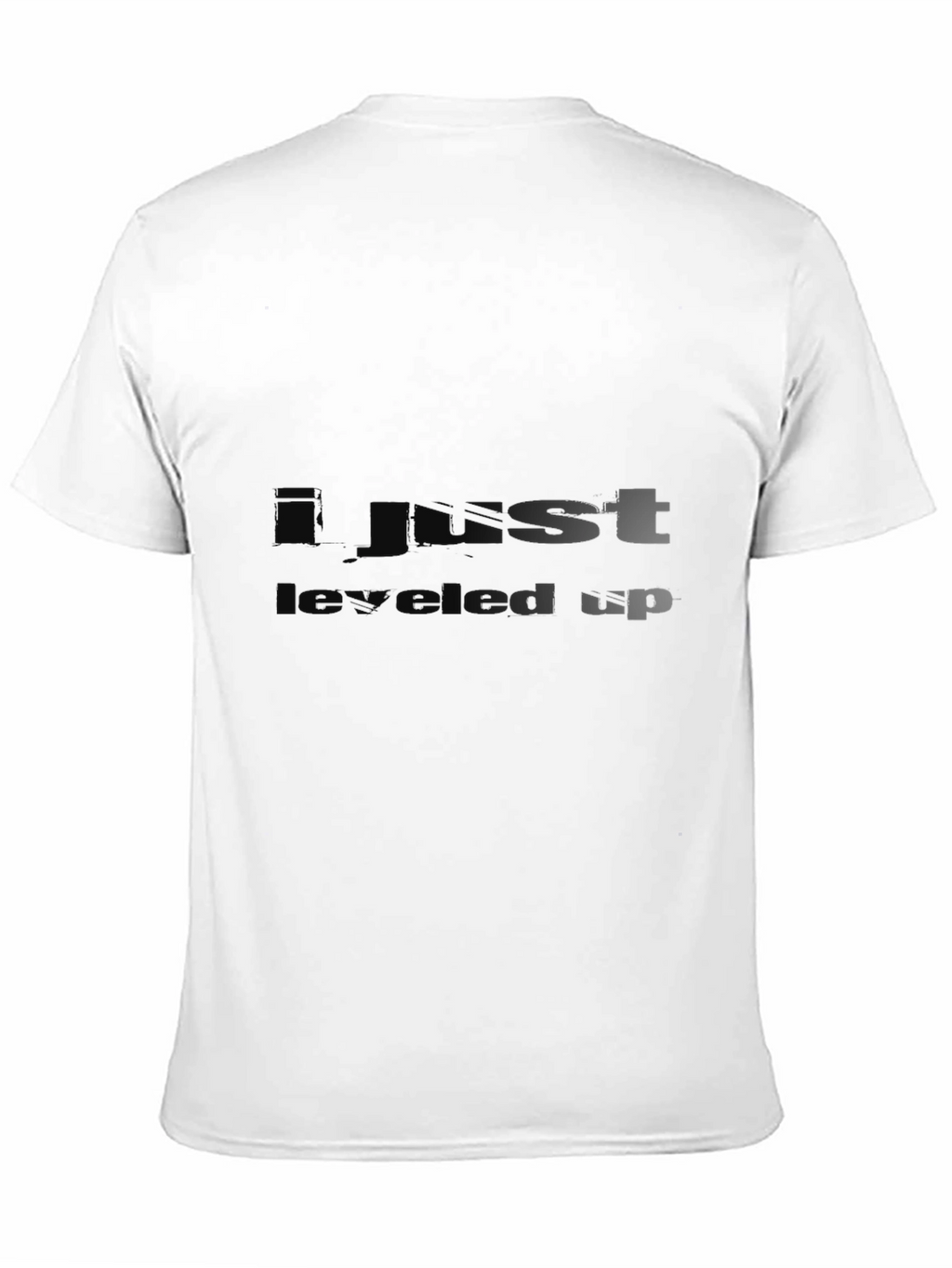 I Just Leveled Up Black T-Shirt