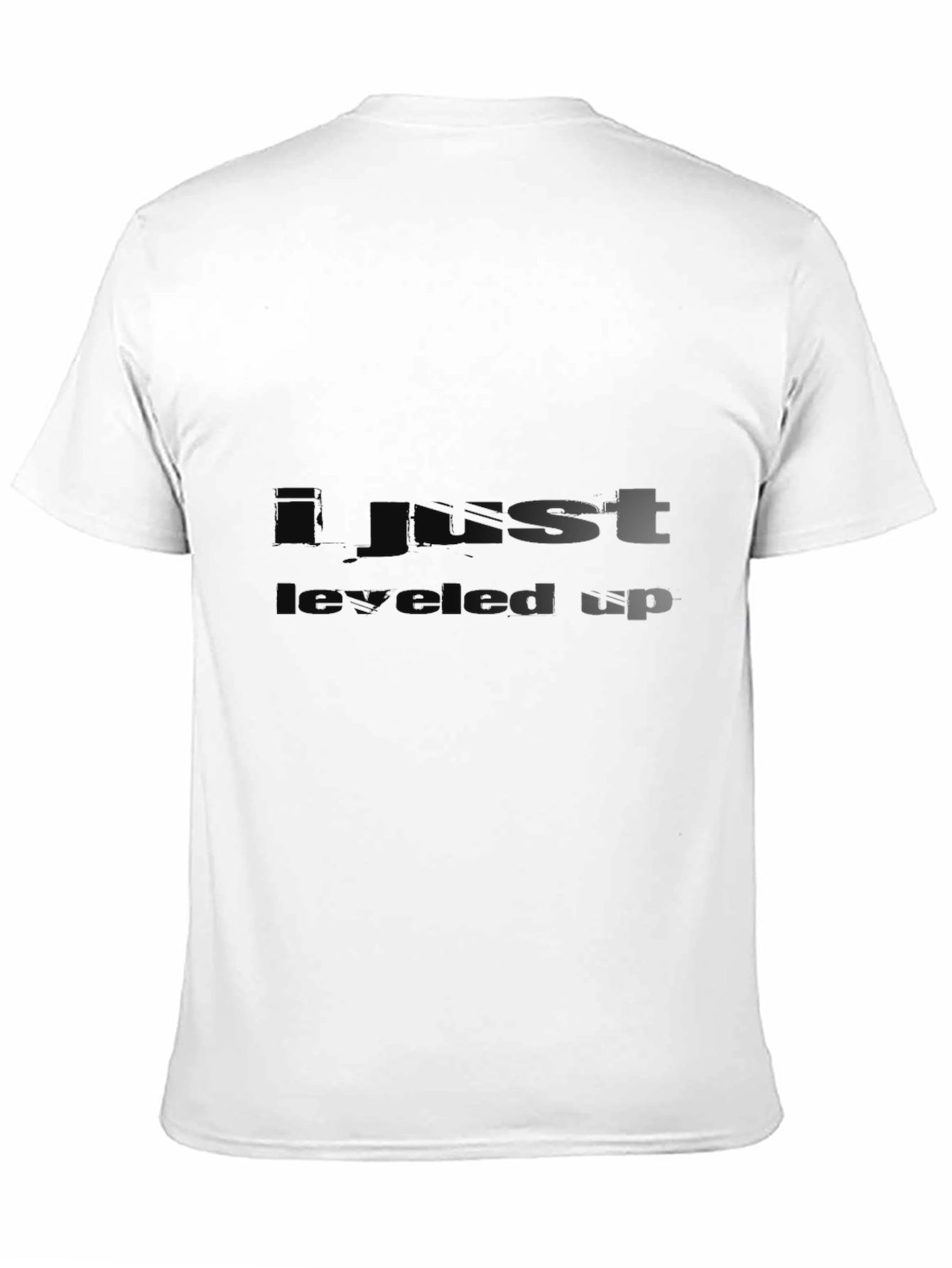 I Just Leveled Up Black T-Shirt