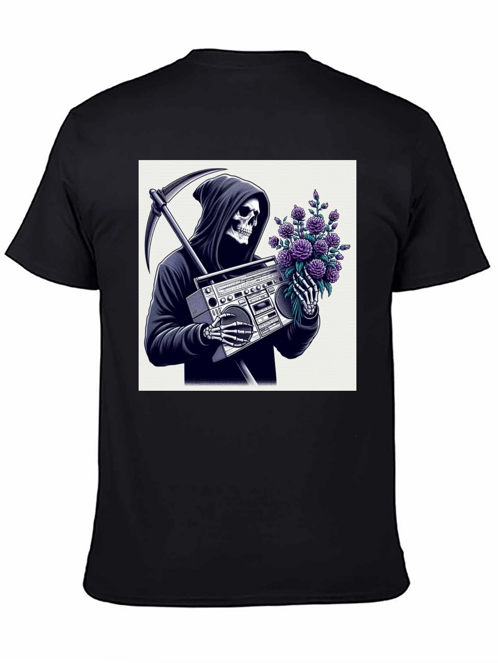 Grim Reaper Boombox T-Shirt