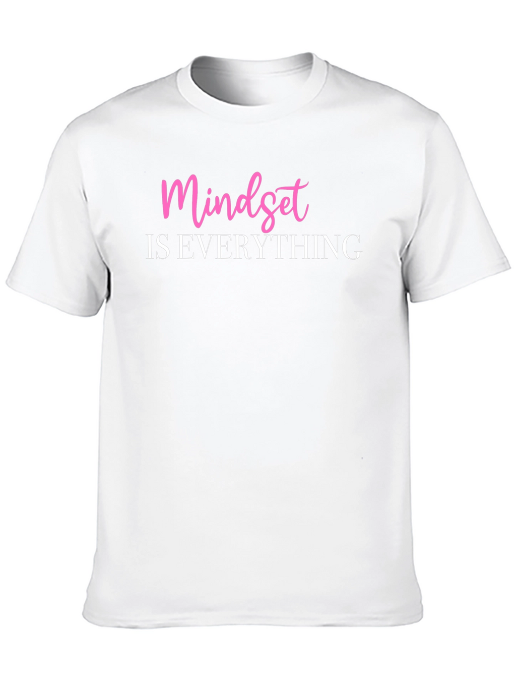 Mindset Is Everything Black Graphic Tee