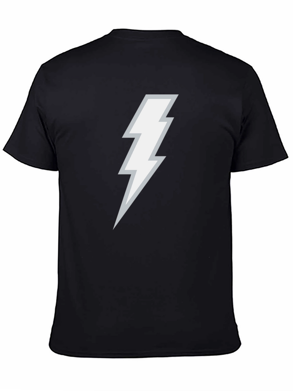 Lightning Bolt Graphic Black T-Shirt