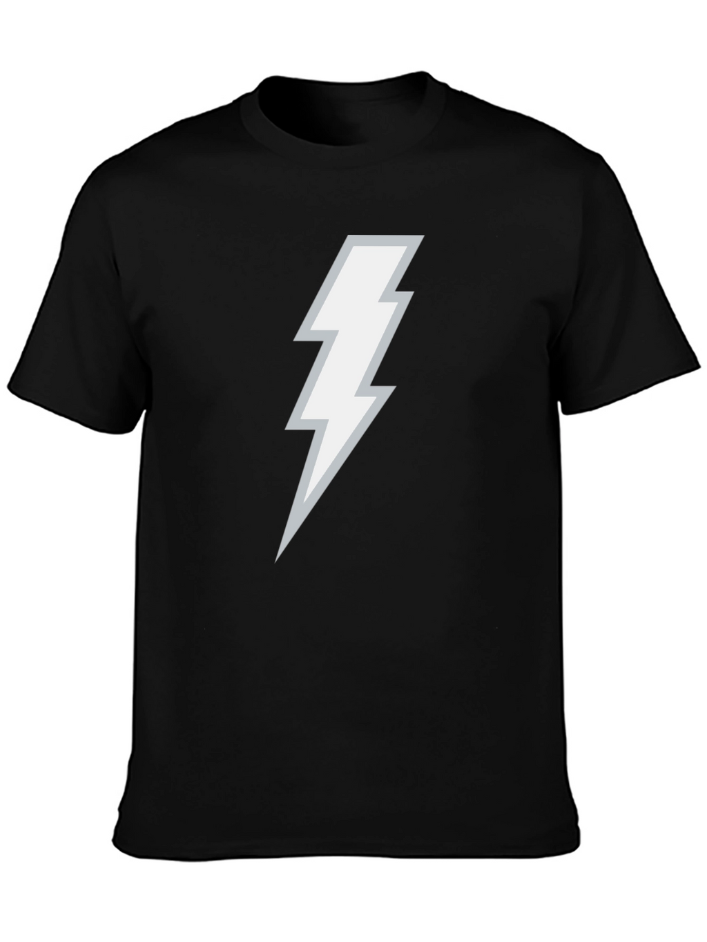 Lightning Bolt Graphic Black T-Shirt