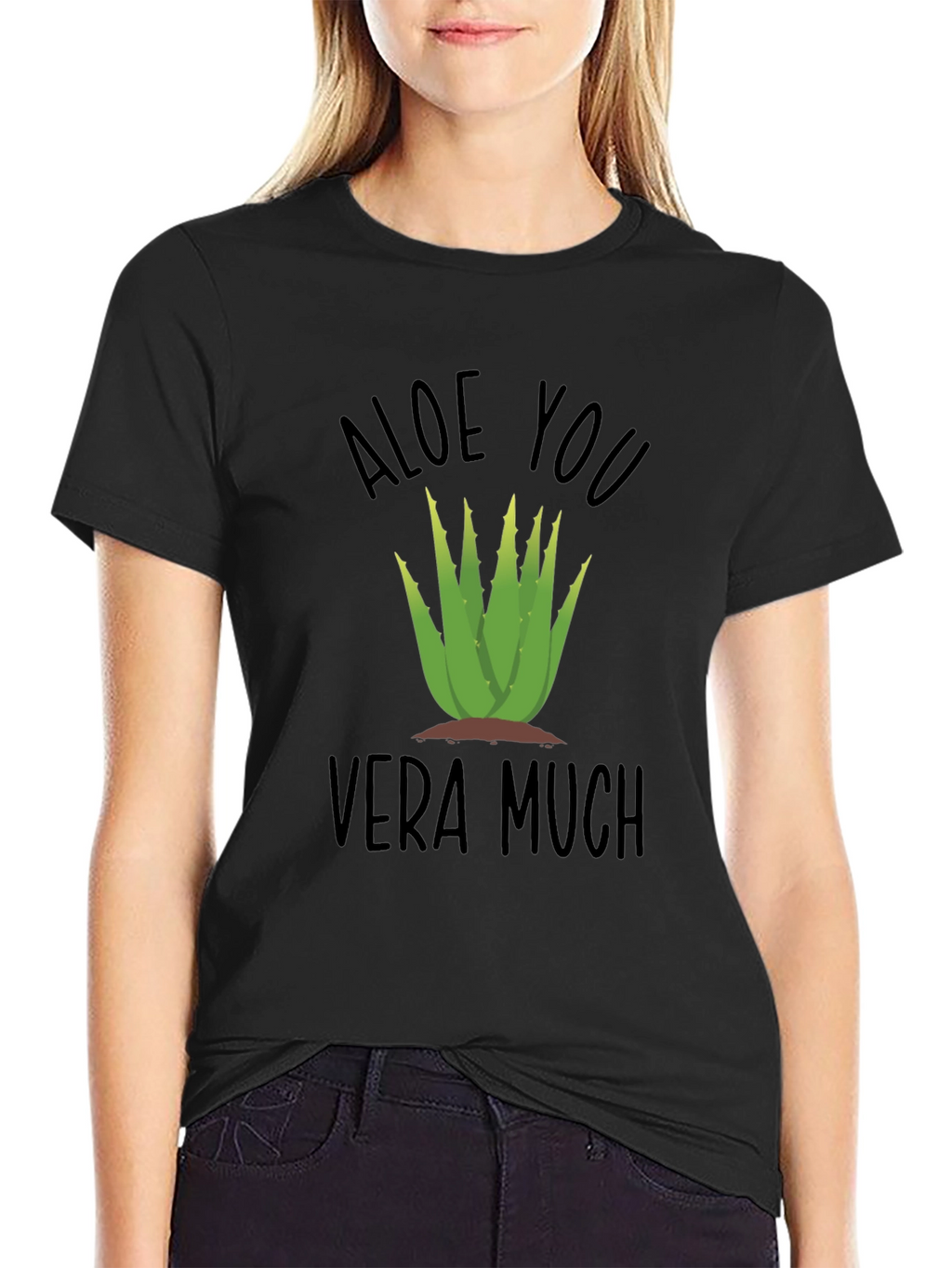 Aloe You Vera Much Funny Plant T-Shirt