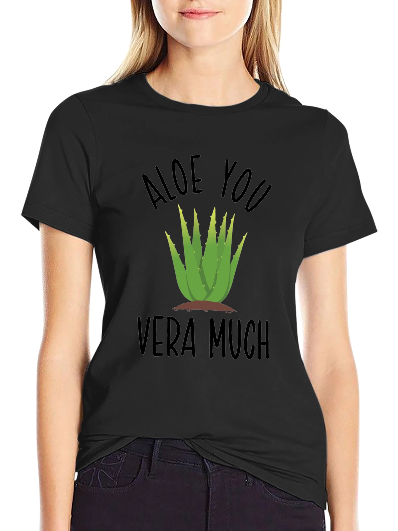 Aloe You Vera Much Funny Plant T-Shirt