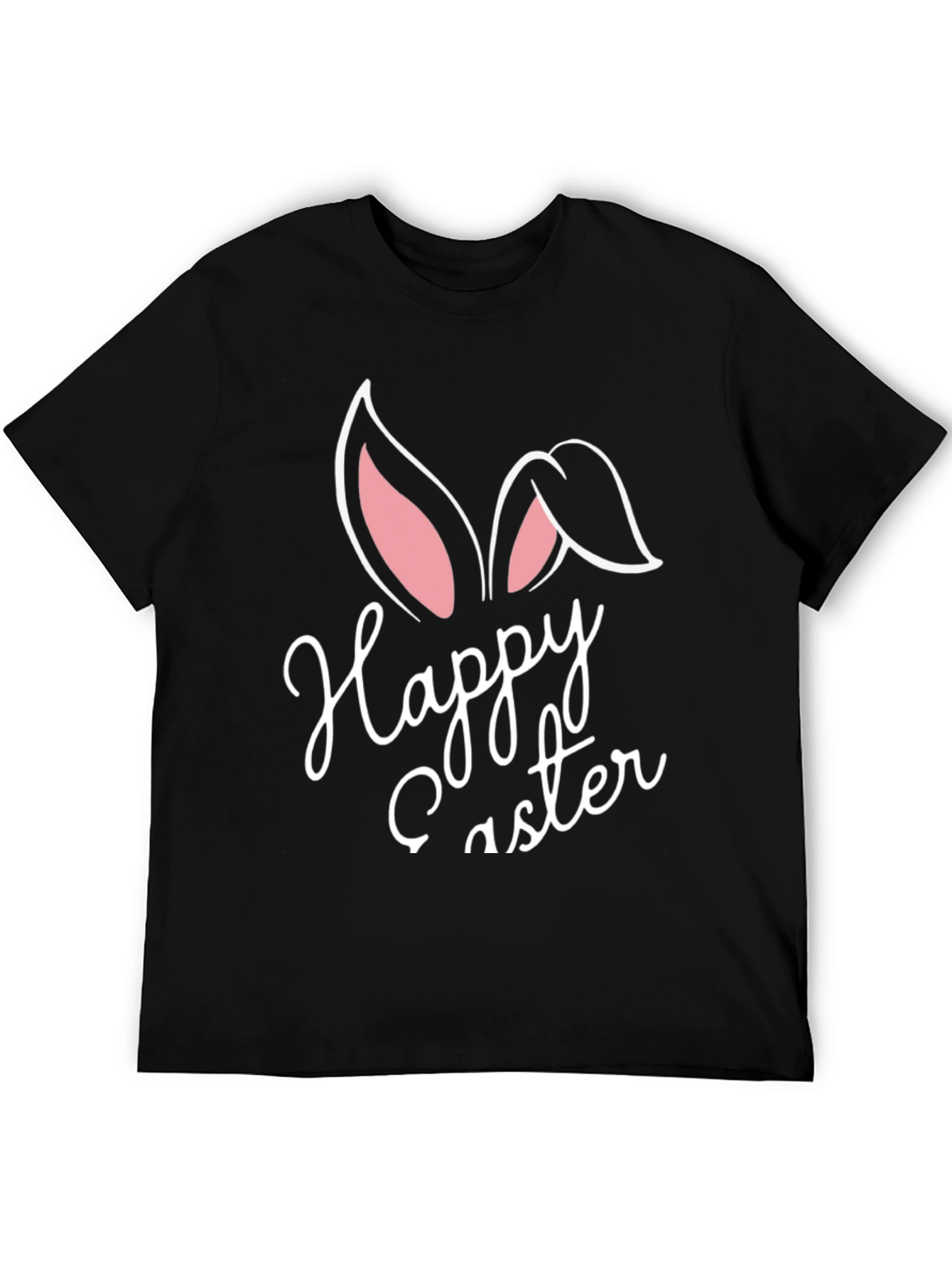 Happy Easter Bunny Ears Graphic T-Shirt