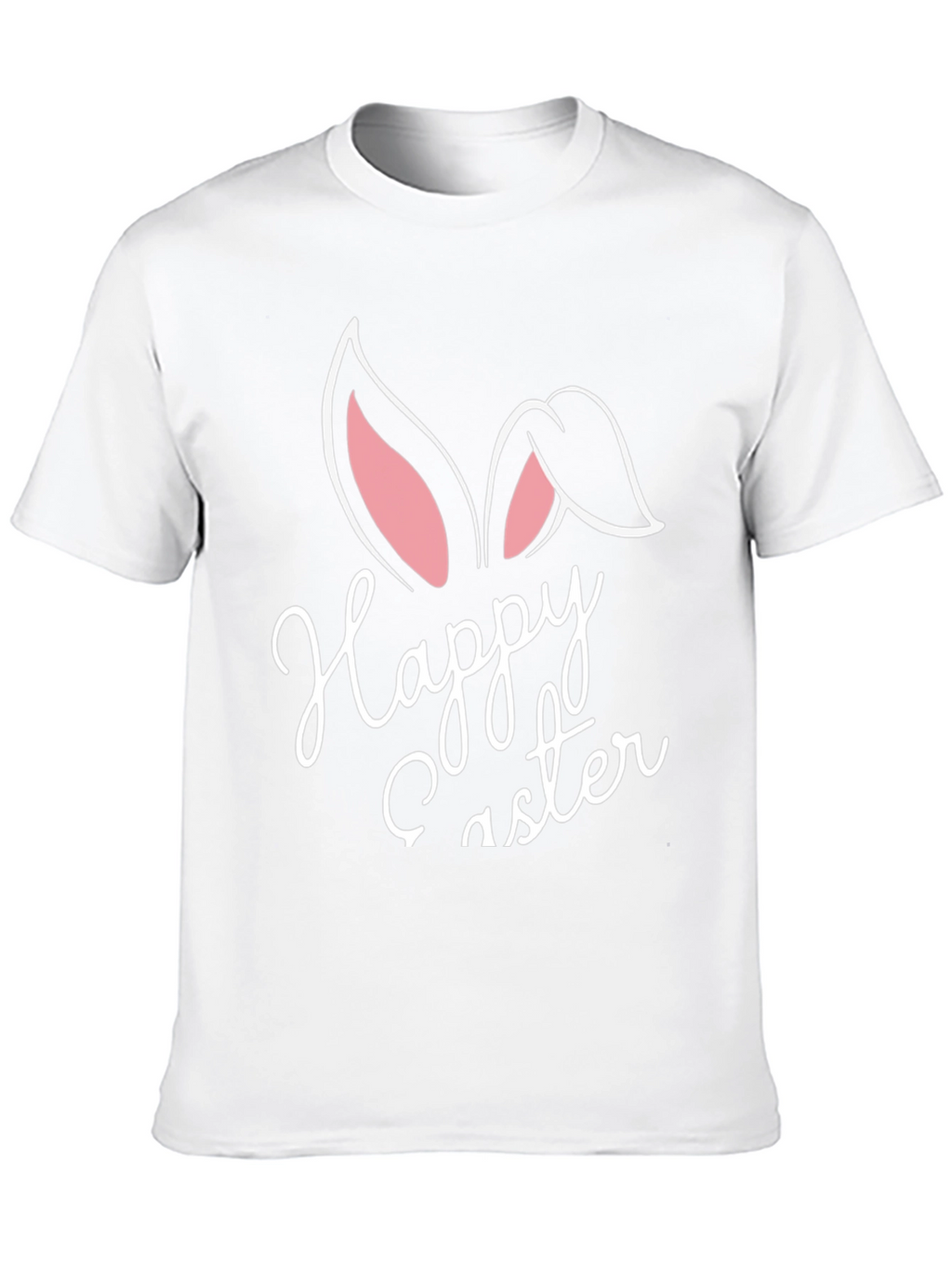 Happy Easter Bunny Ears Graphic T-Shirt