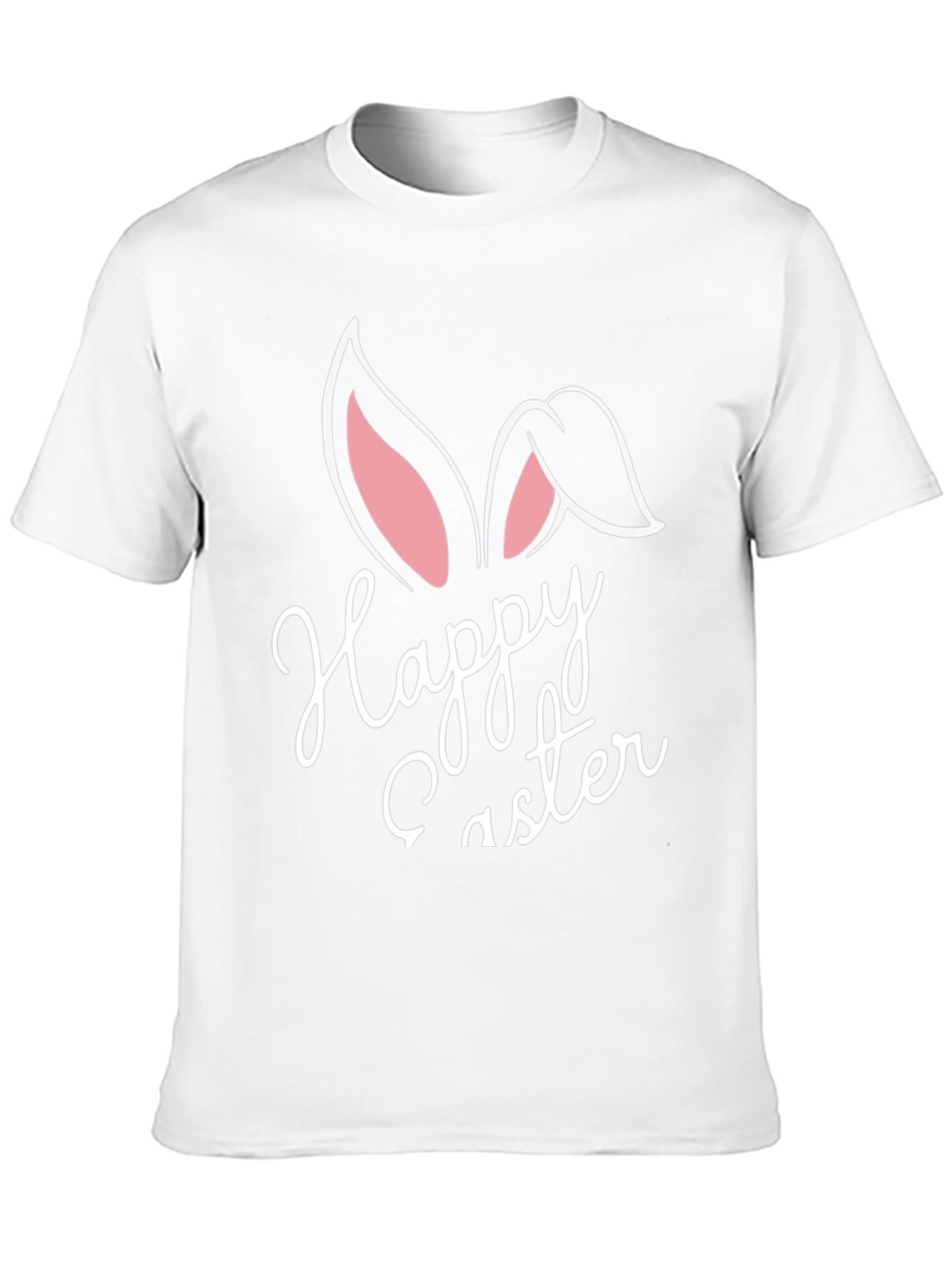 Happy Easter Bunny Ears Graphic T-Shirt