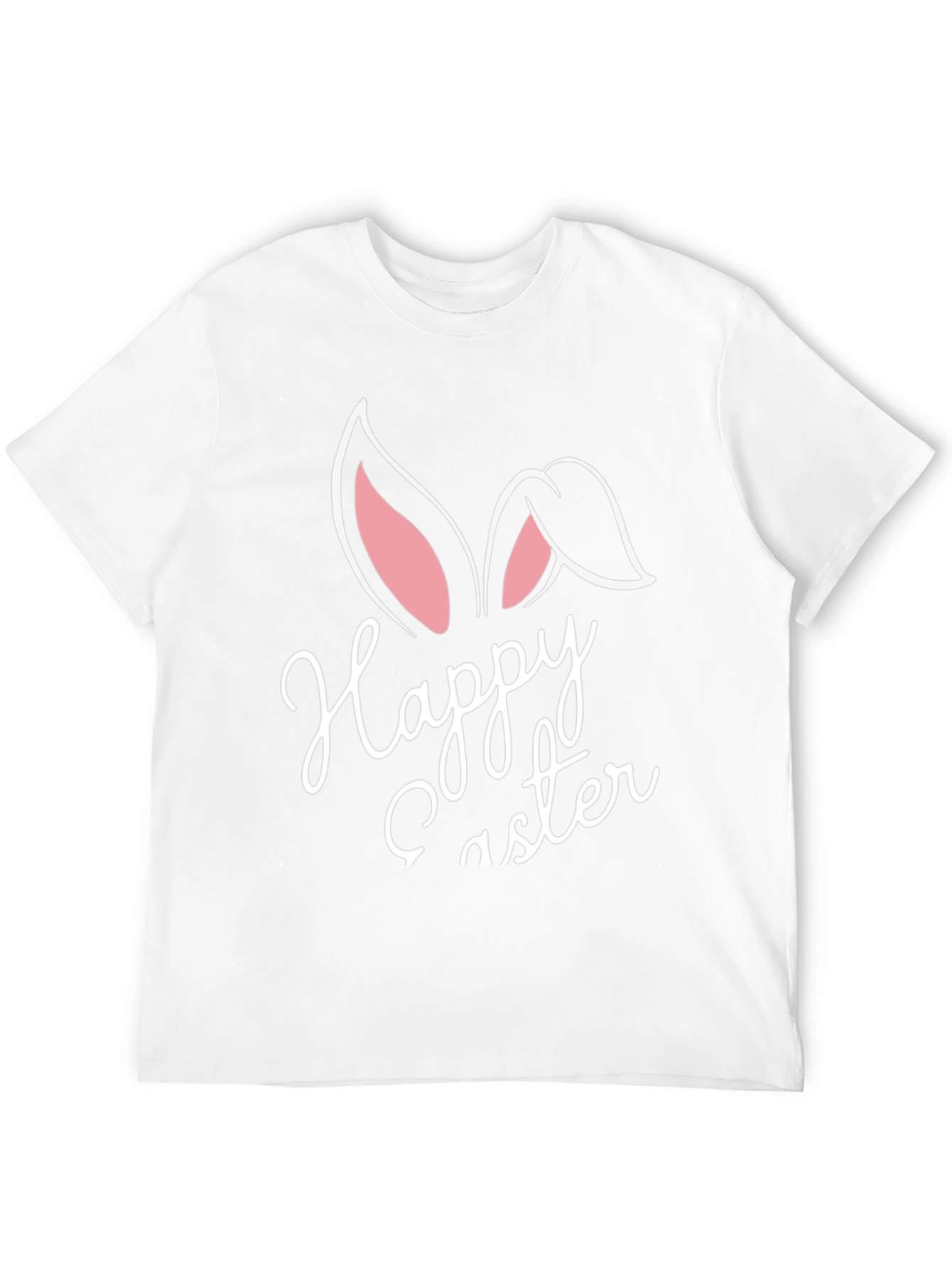 Happy Easter Bunny Ears Graphic T-Shirt