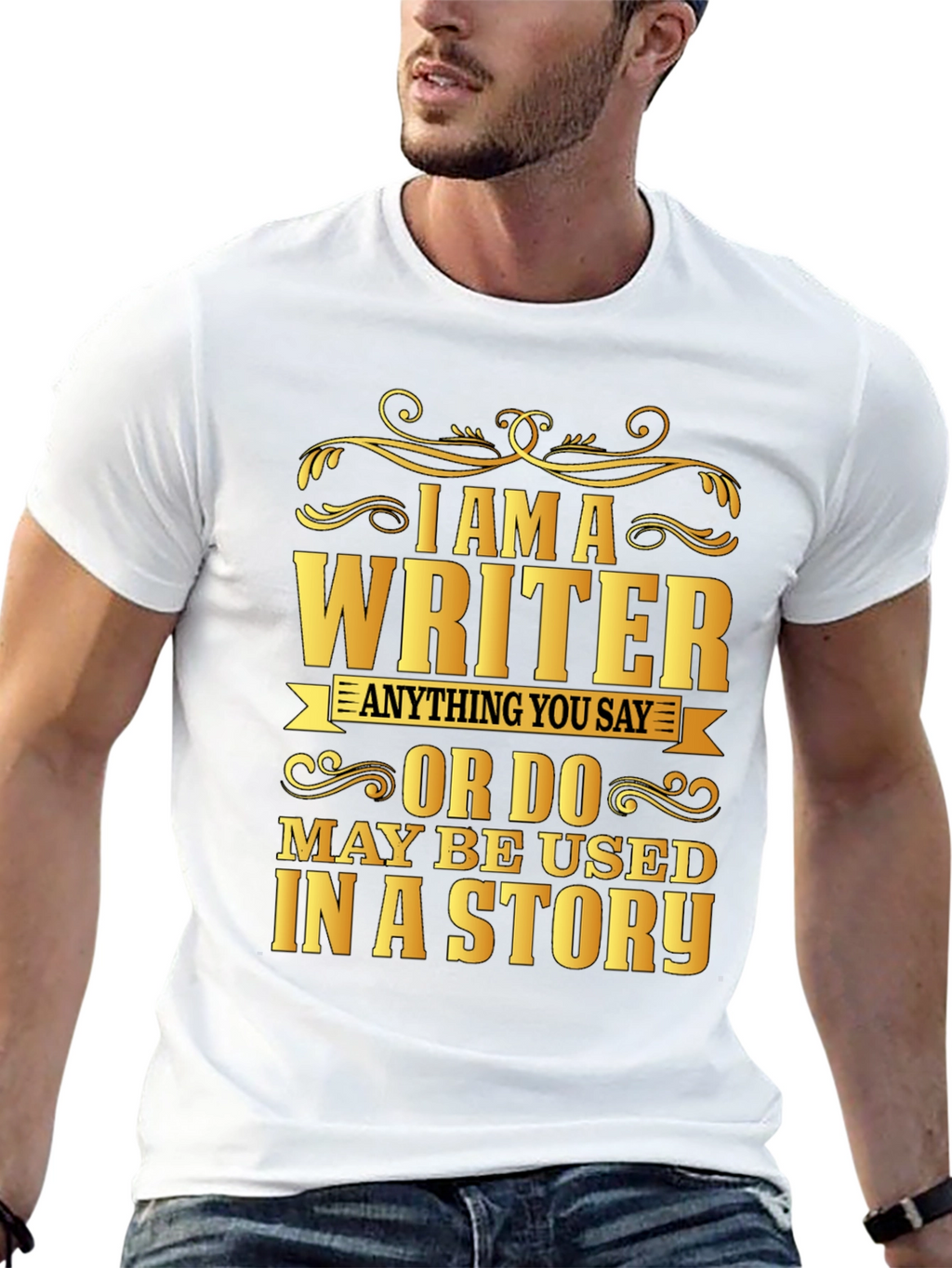 I Am A Writer Graphic Tee