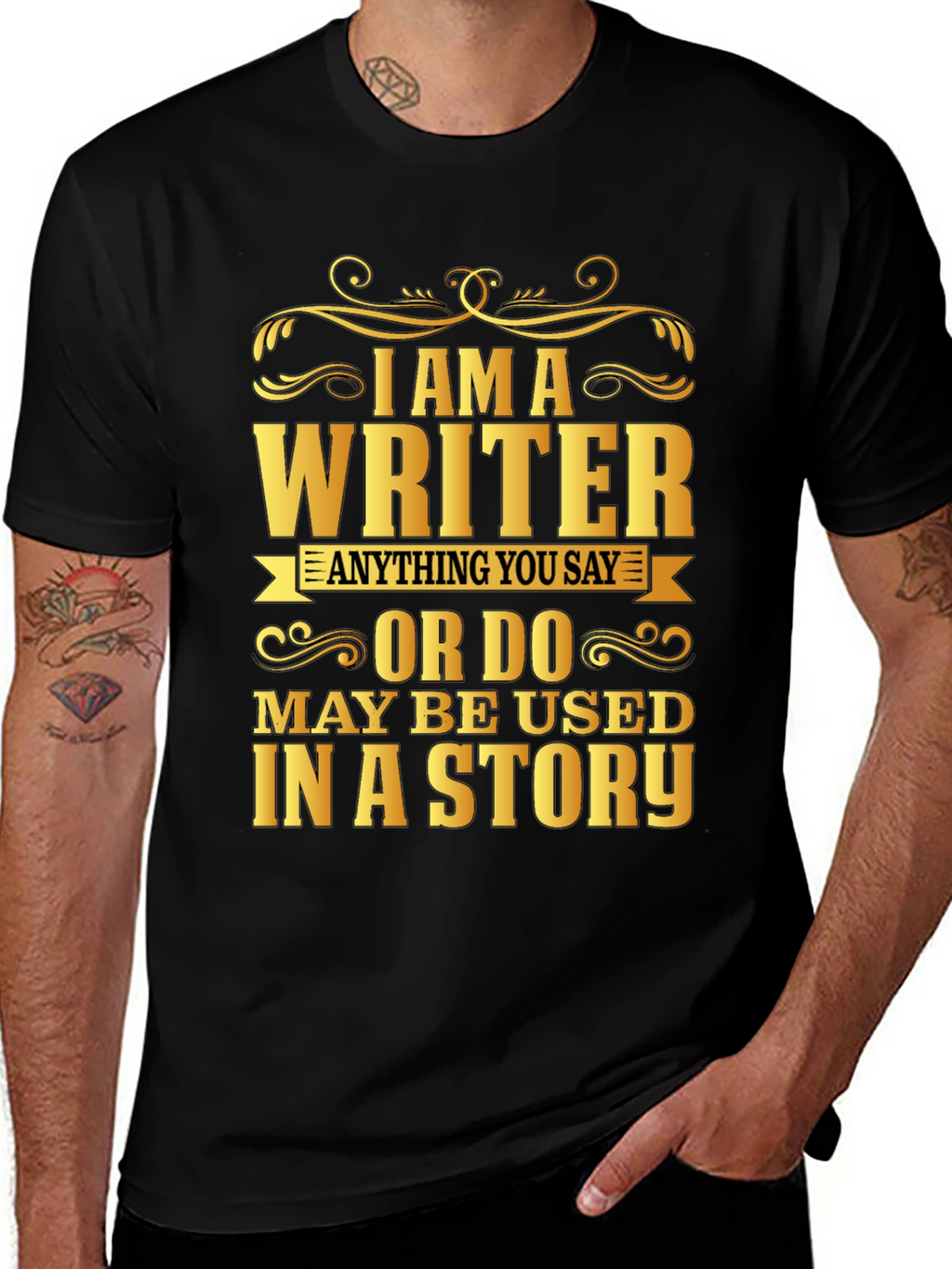I Am A Writer Graphic Tee