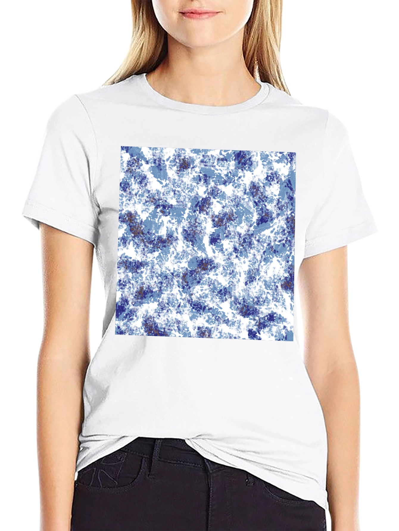 Abstract Black T-Shirt