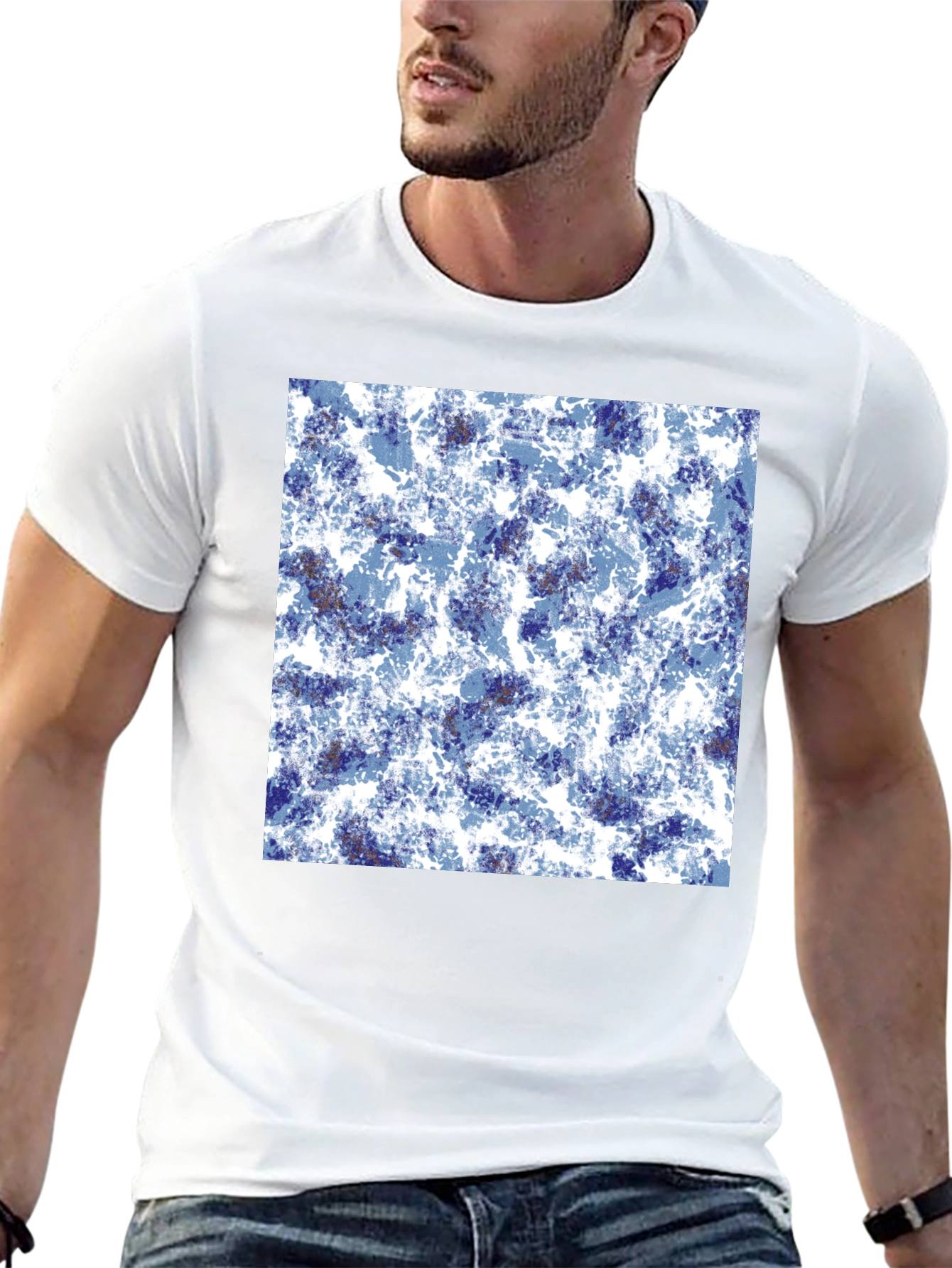 Abstract Black T-Shirt