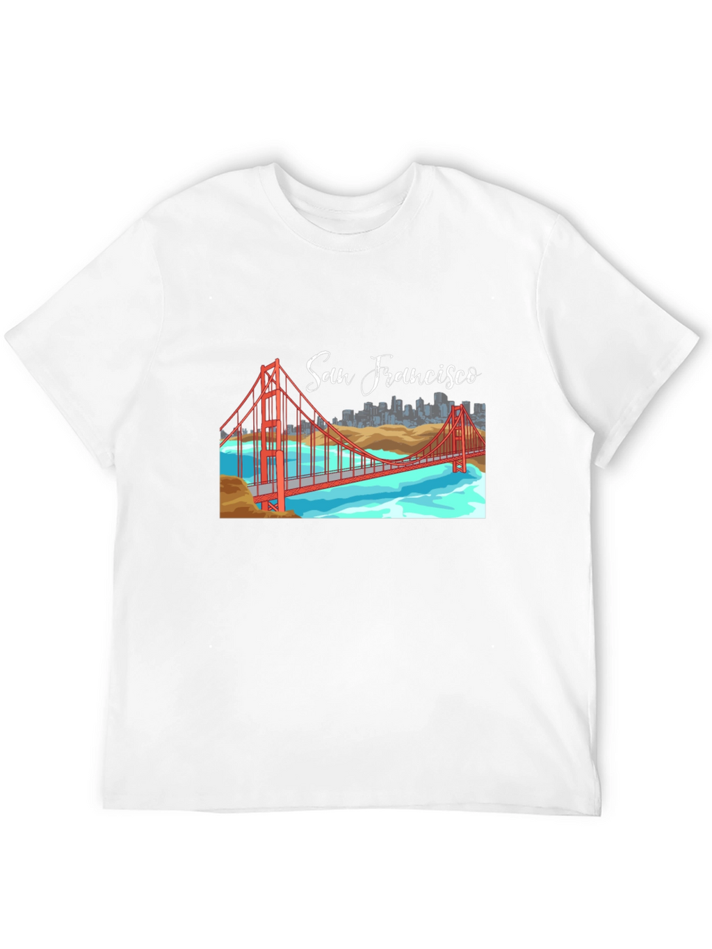 San Francisco Bridge Graphic Tee - Black