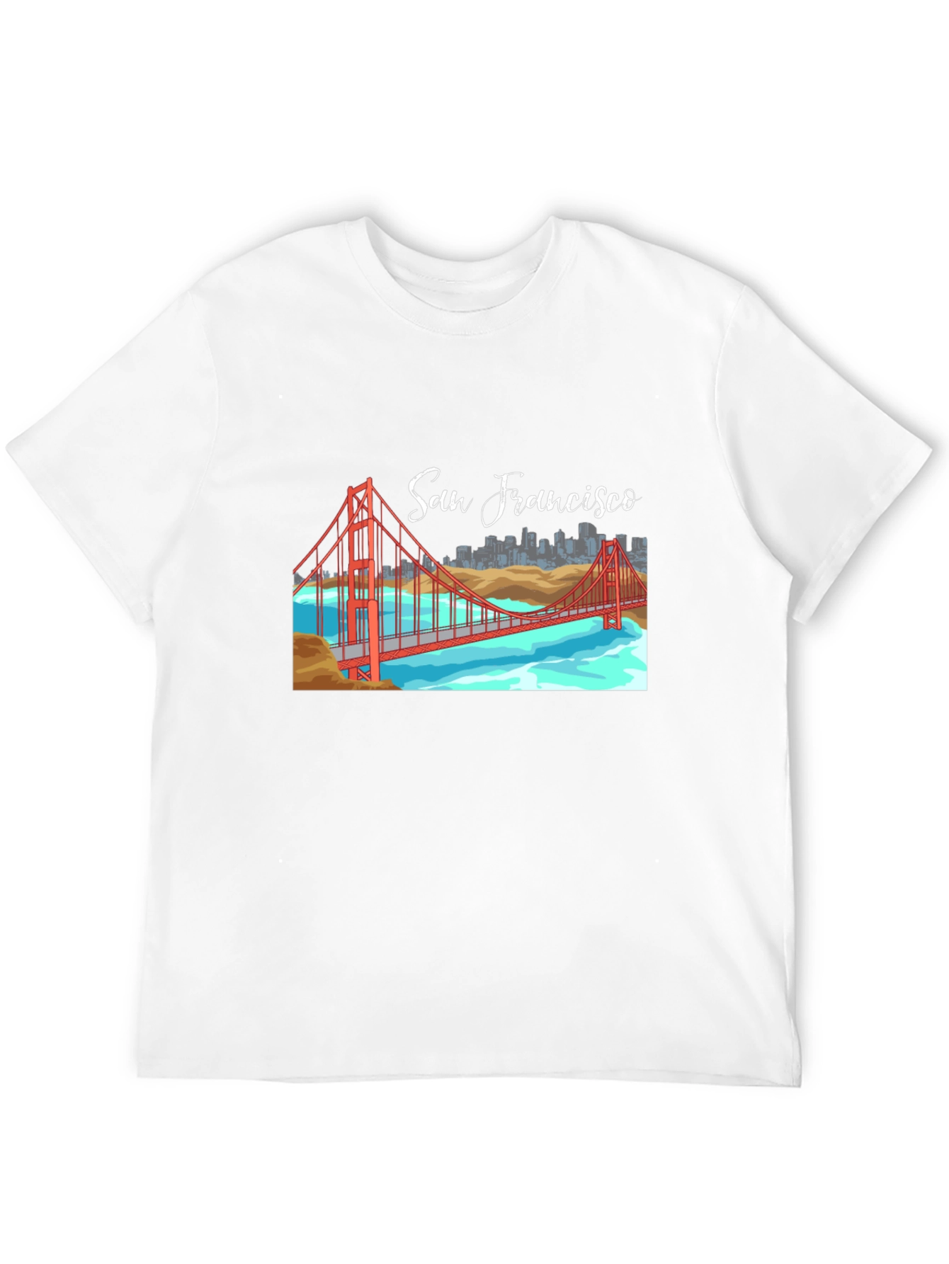San Francisco Bridge Graphic Tee - Black
