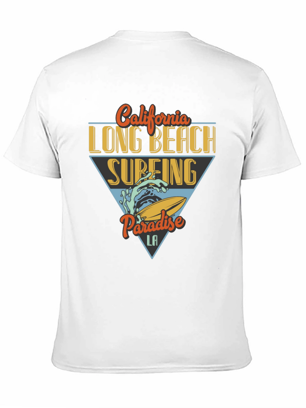 California Long Beach Surfing T-Shirt