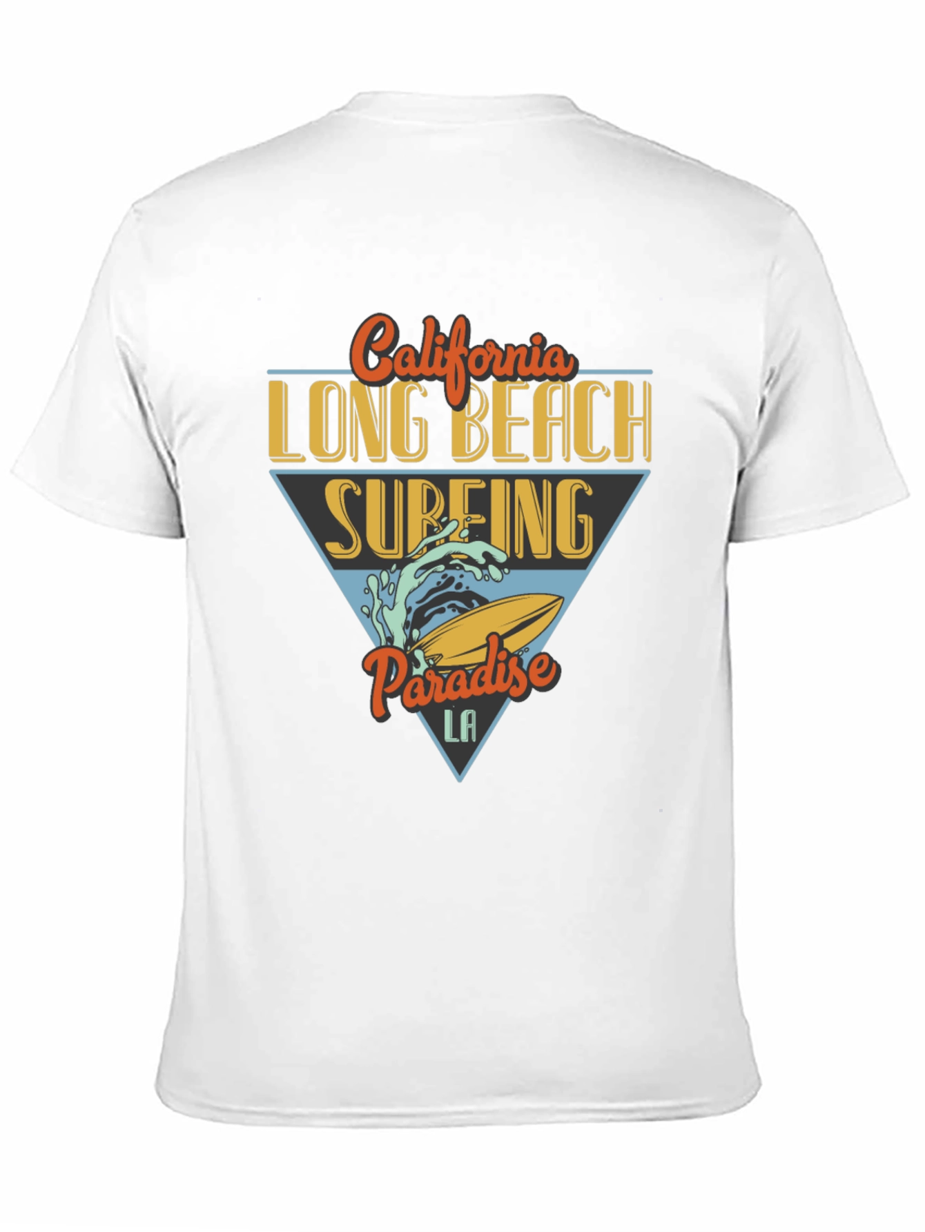 California Long Beach Surfing T-Shirt